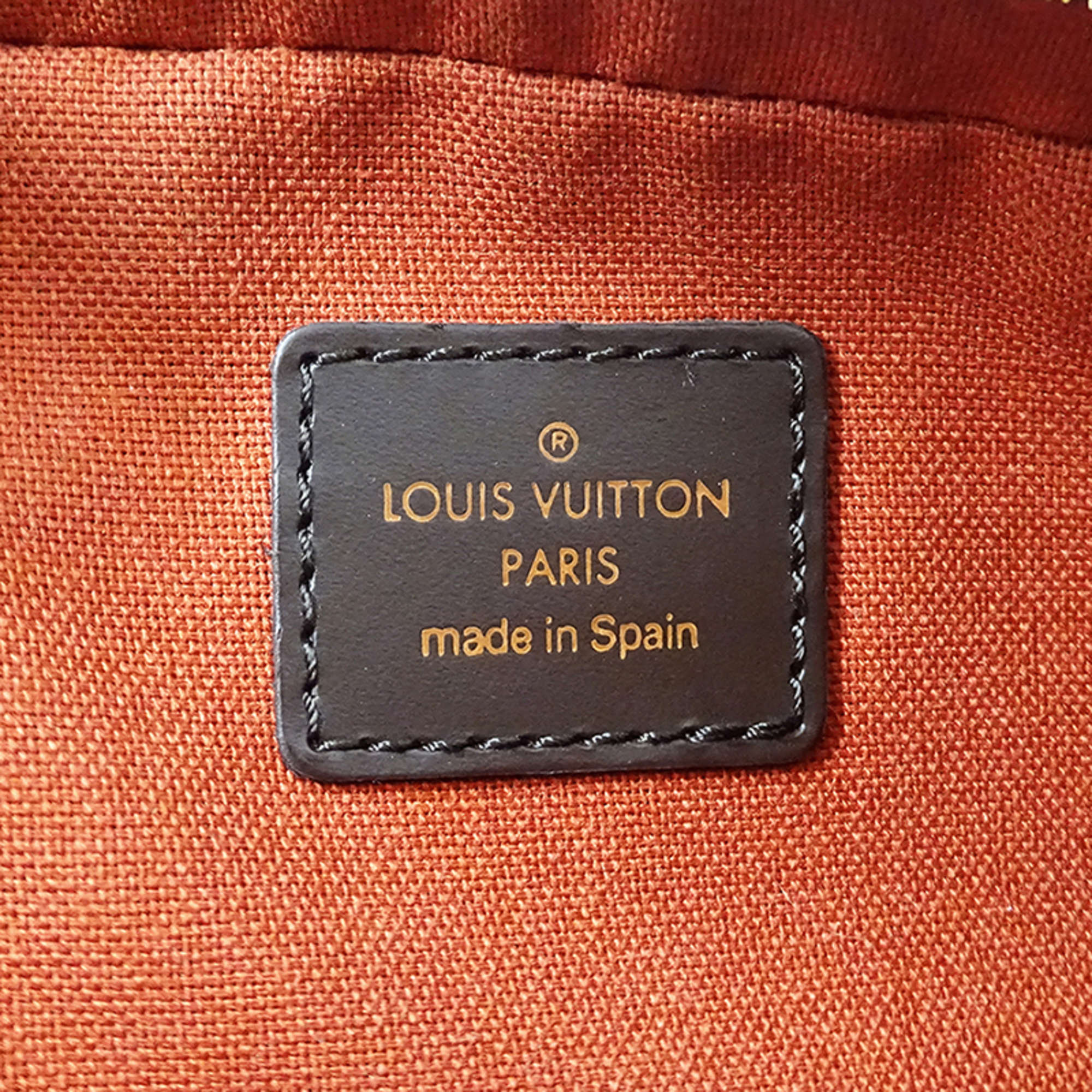 Louis Vuitton Damier Damier Canvas Ebene Damier Canvas Handbag Sling Bag (Pre-Owned)