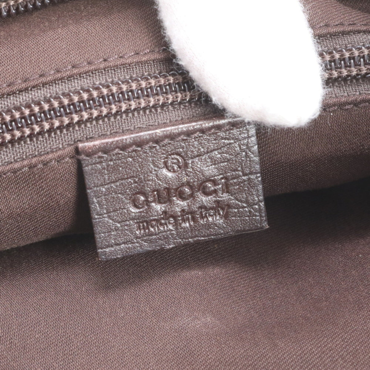 Gucci Brown Leather Coated Canvas Messenger Bag Shoulder Bag (Pre-Owned)