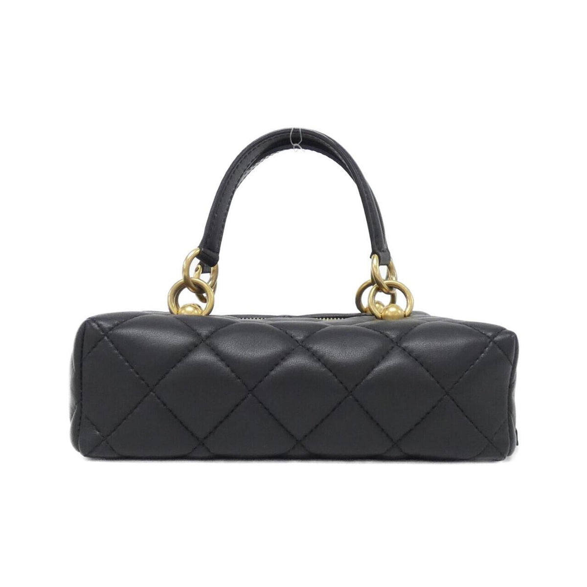 Chanel Black Leather Handbag (Pre-Owned)