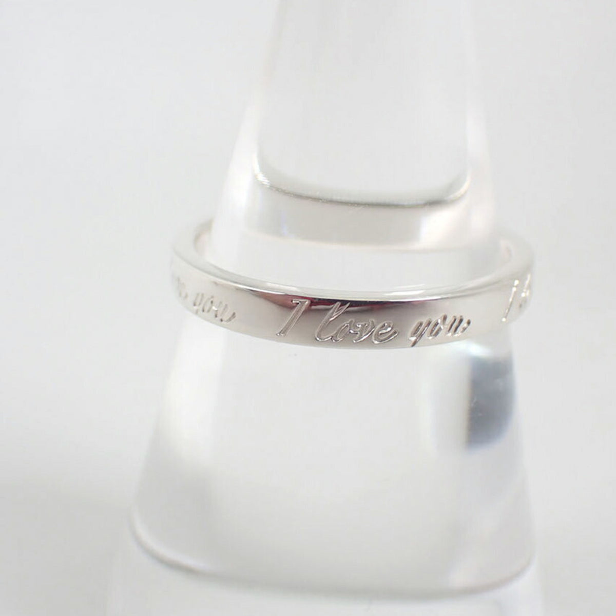 Tiffany Sterling Silver 925 Band Ring (Pre-Owned)