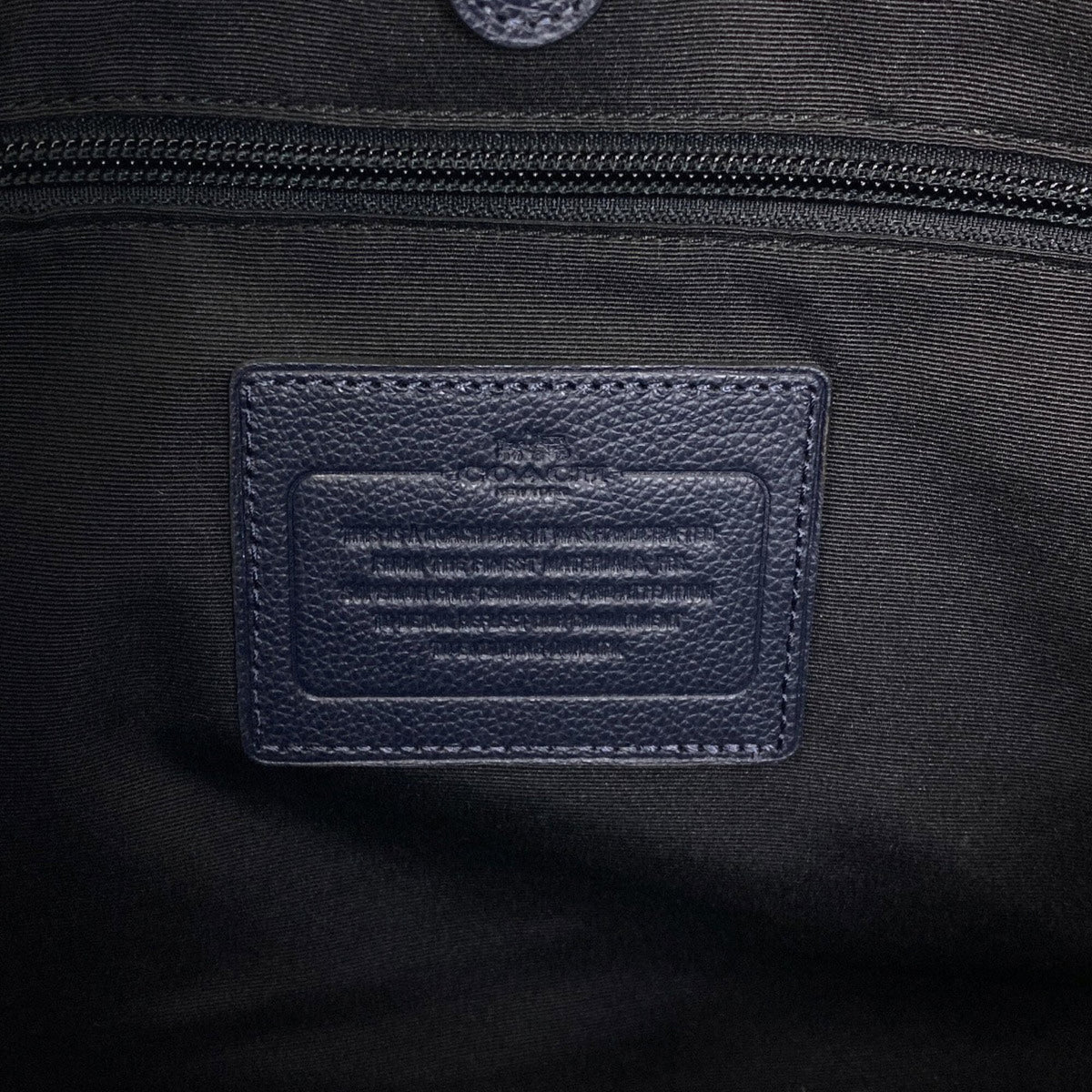 Coach Navy Leather Briefcase (Pre-Owned)