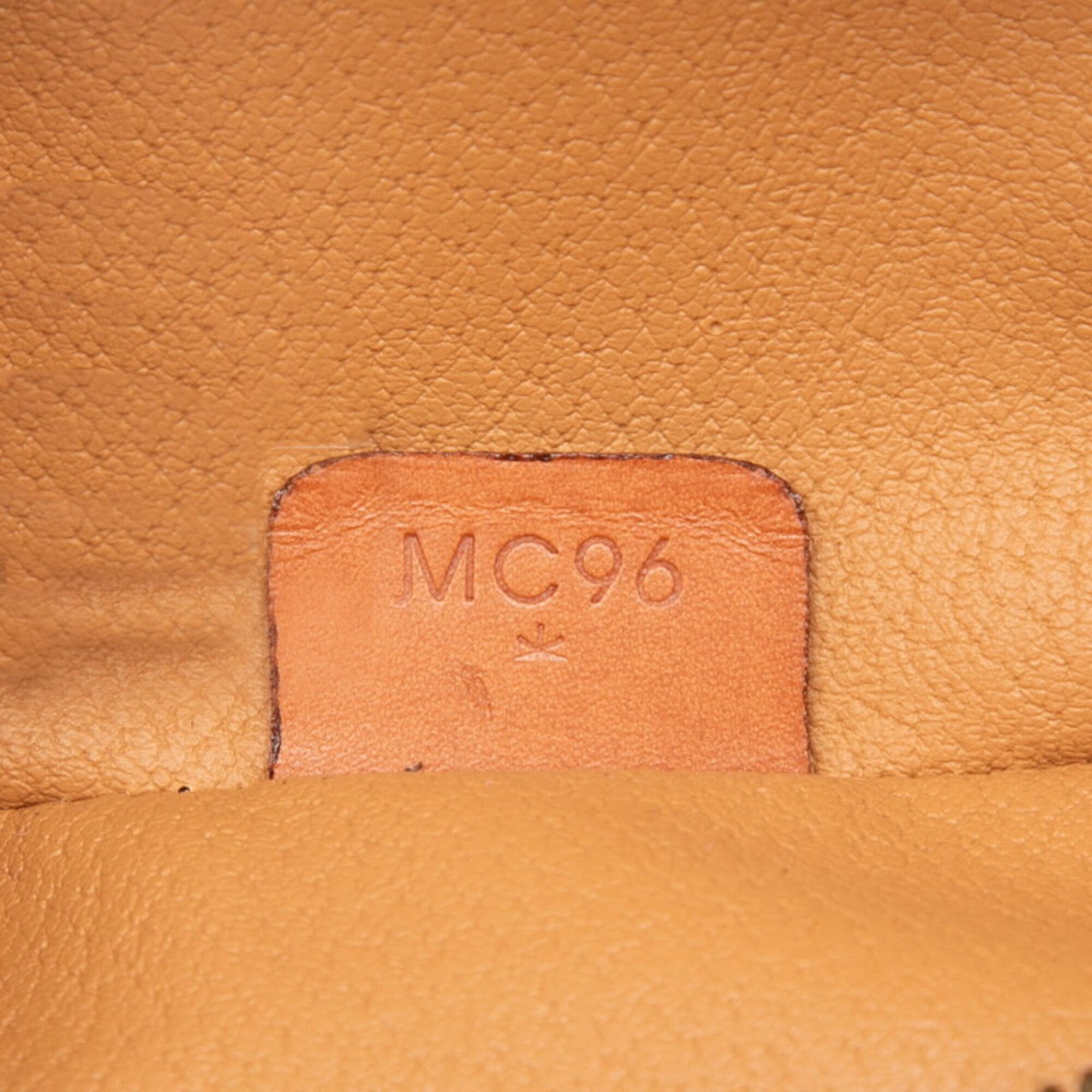 Celine Macadam Brown Pvc Leather Handbag Vanity Bag (Pre-Owned)