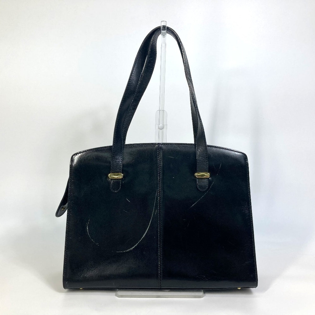 Bally Black Leather Tote Bag (Pre-Owned)