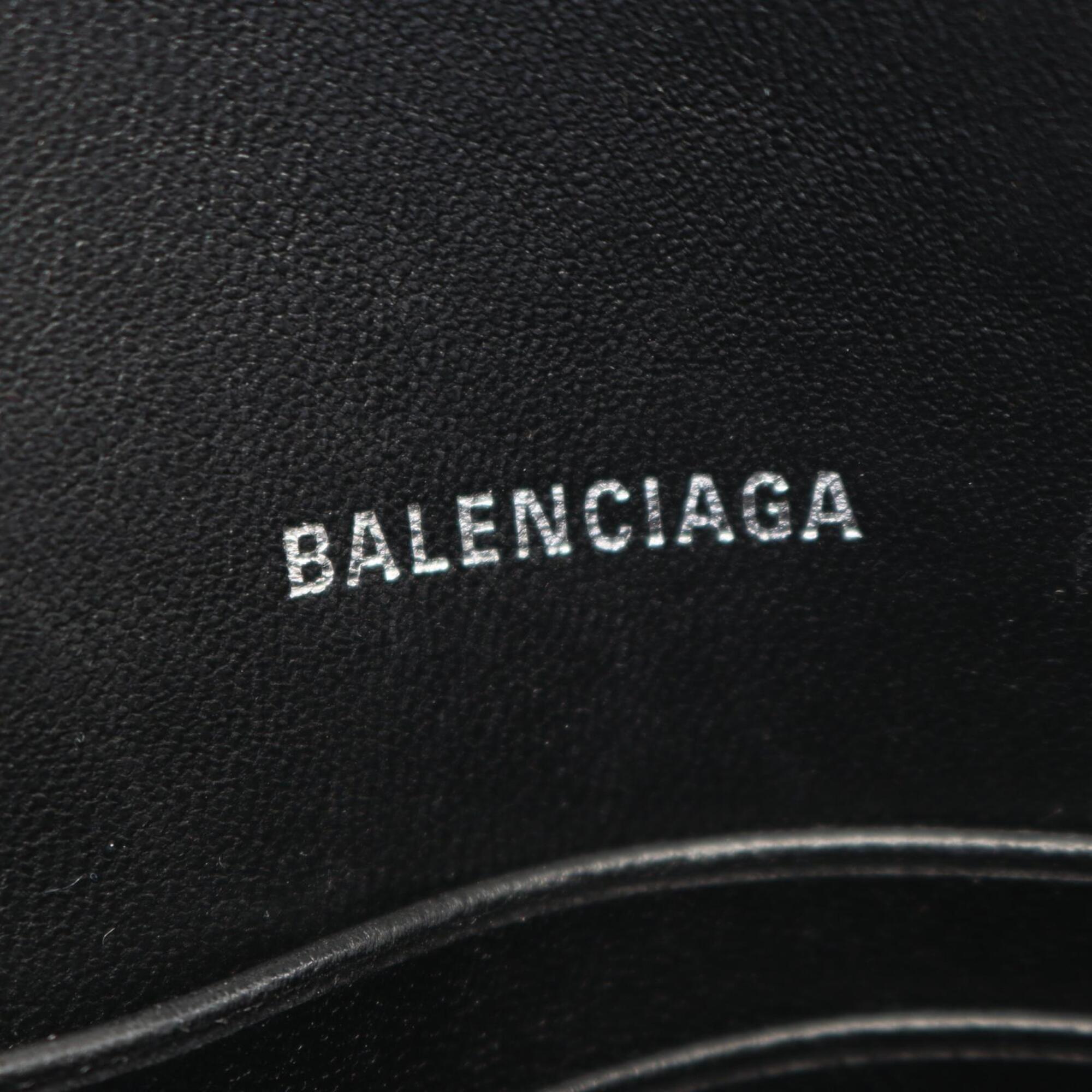 Balenciaga Black Leather Handbag Shoulder Bag (Pre-Owned)