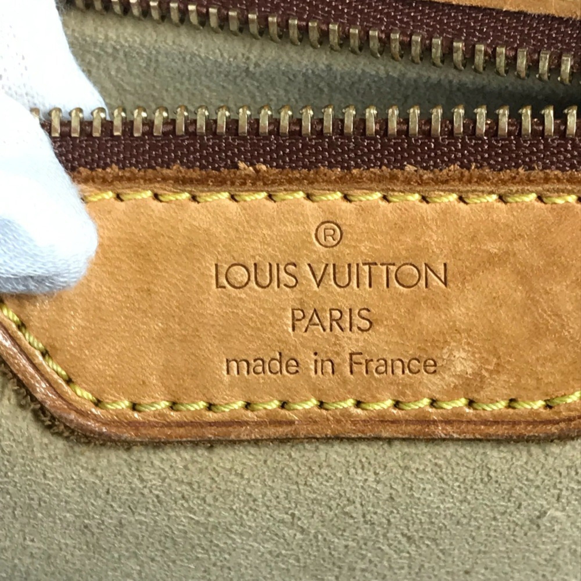 Louis Vuitton Brown Monogram Canvas Shoulder Bag Tote Bag (Pre-Owned)
