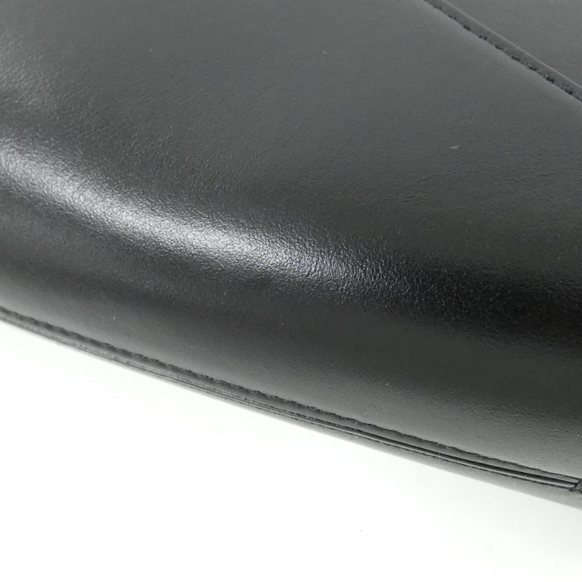 Loewe Black Leather Handbag Pouch Shoulder Bag (Pre-Owned)