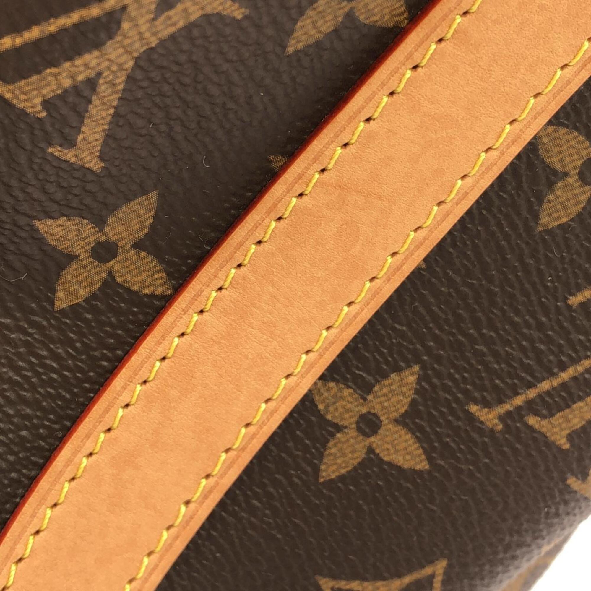 Louis Vuitton Brown Coated Canvas Boston Bag (Pre-Owned)