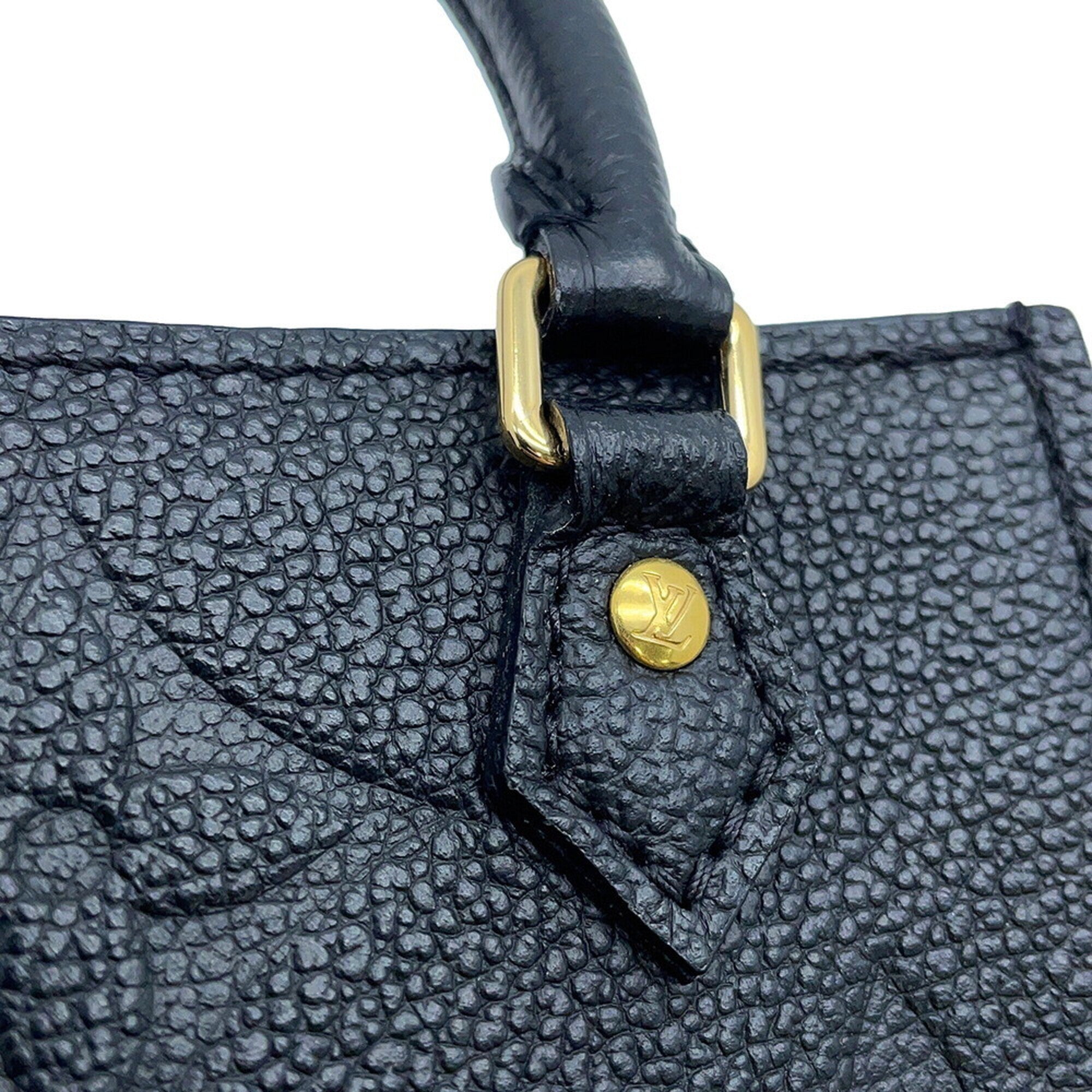 Louis Vuitton Black Noir Monogram Empreinte Handbag (Pre-Owned)