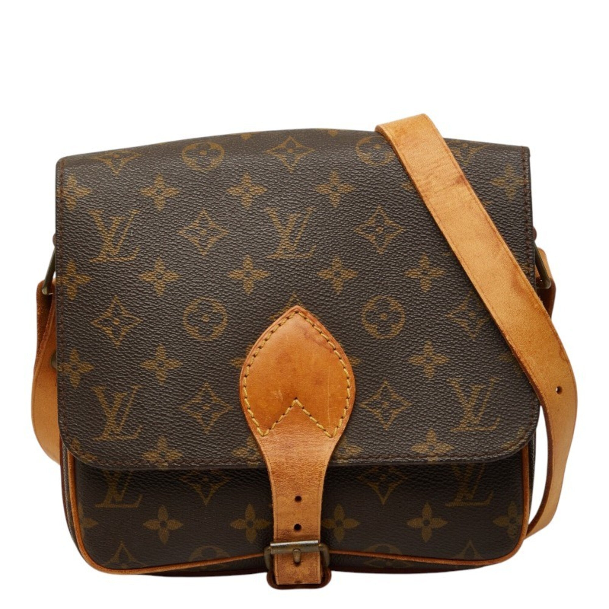 Louis Vuitton Monogram Brown Pvc Leather Shoulder Bag (Pre-Owned)