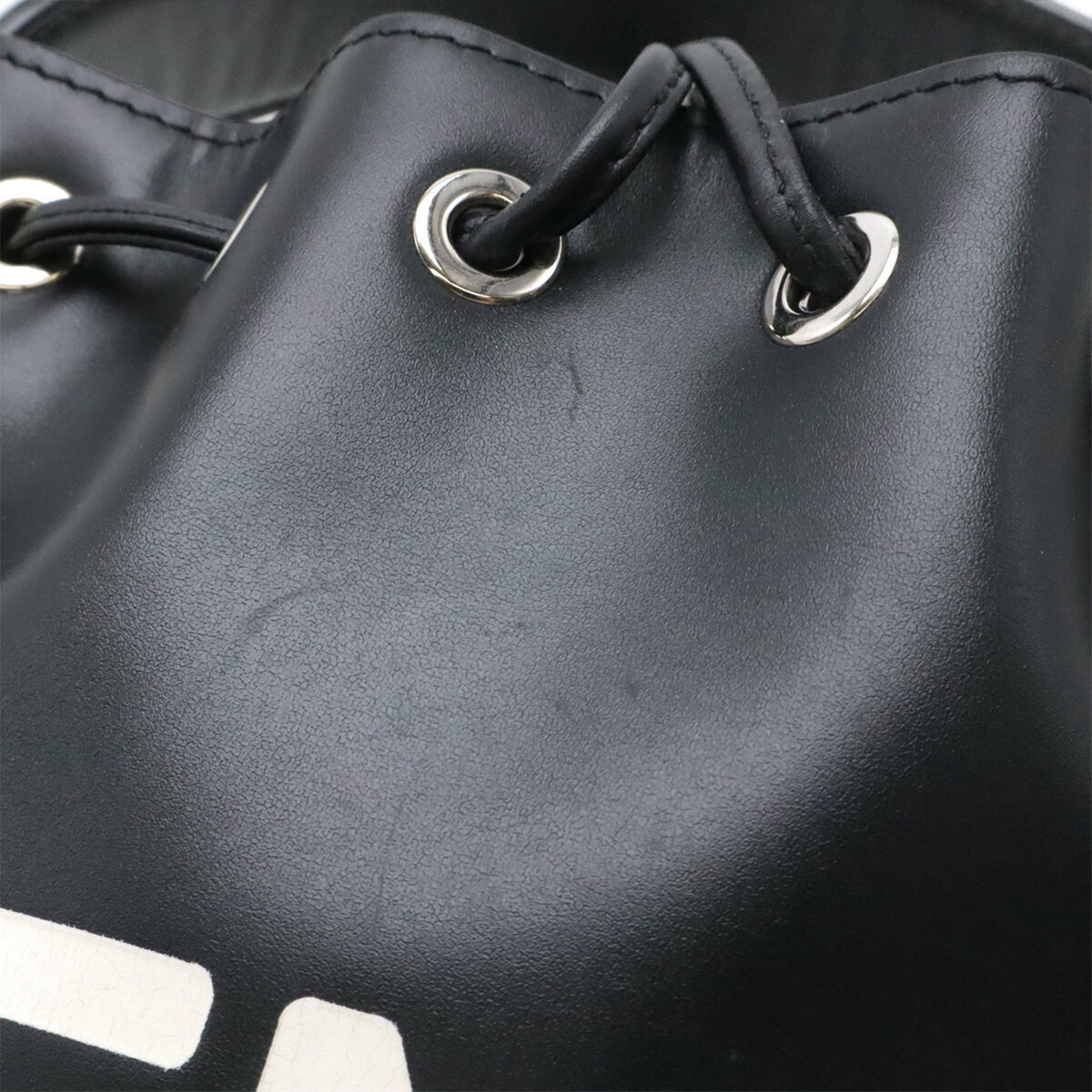 Fendi Black Leather Handbag Shoulder Bag (Pre-Owned)