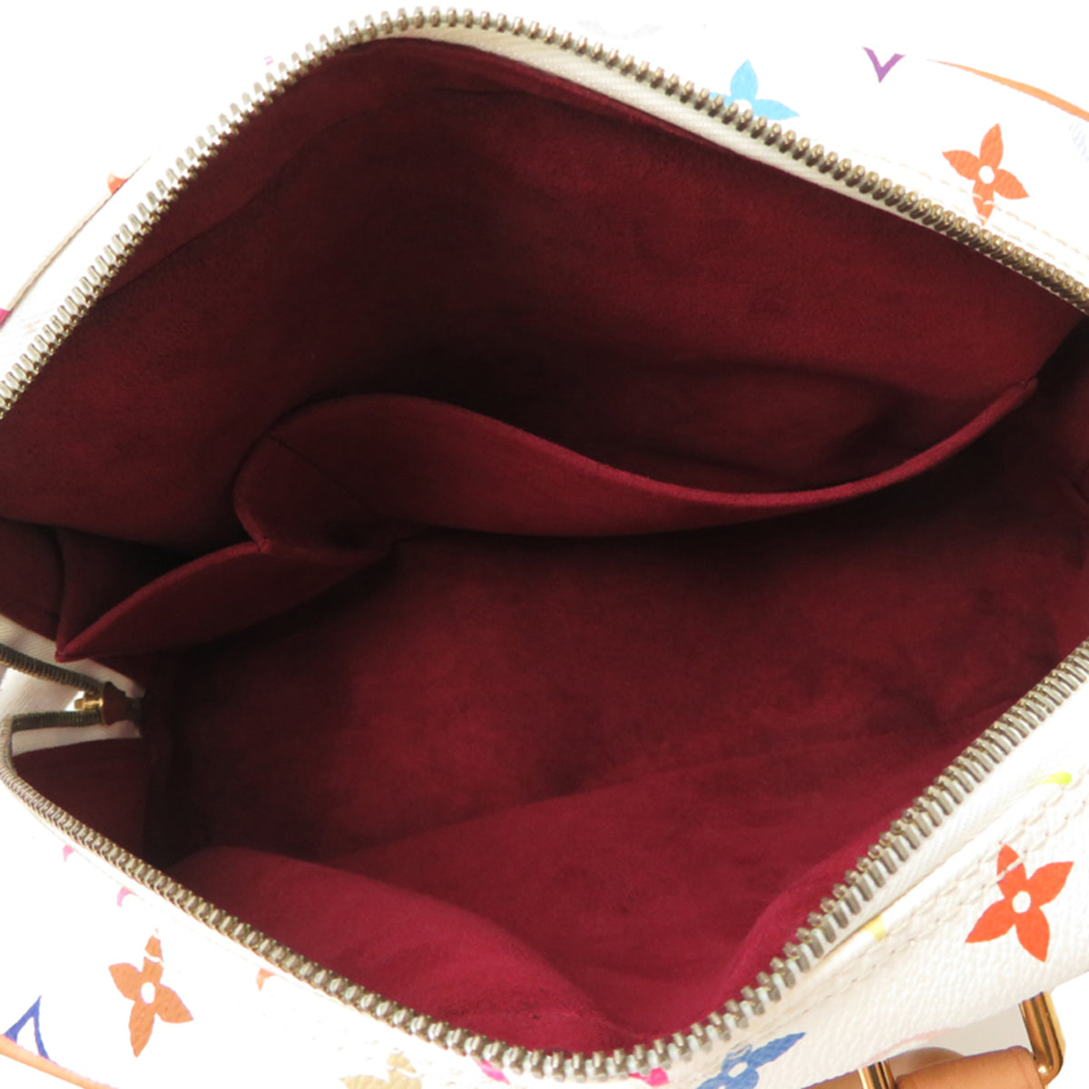 Louis Vuitton Blanc White Monogram Multicolore Handbag (Pre-Owned)