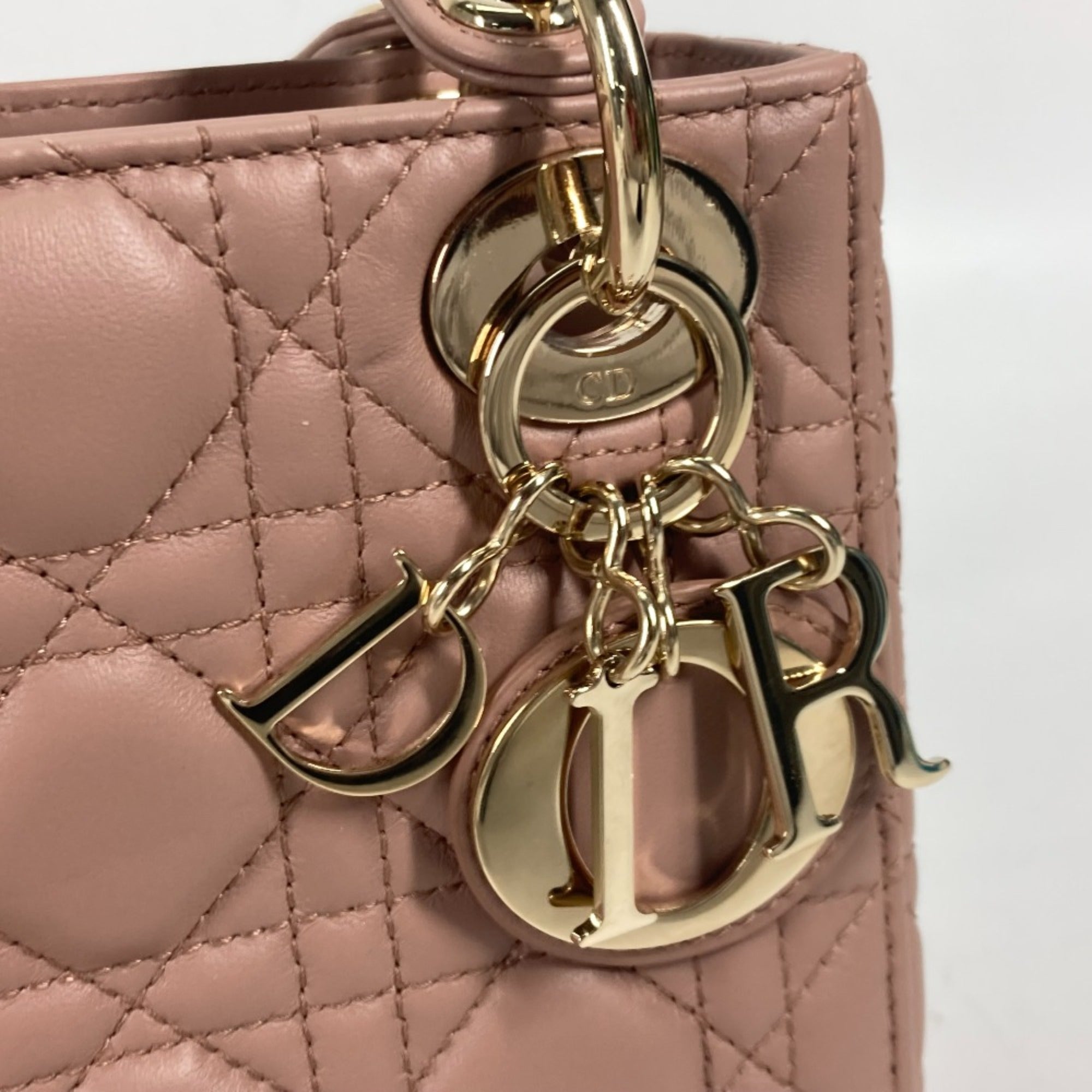 Christian Dior Beige Leather Handbag (Pre-Owned)