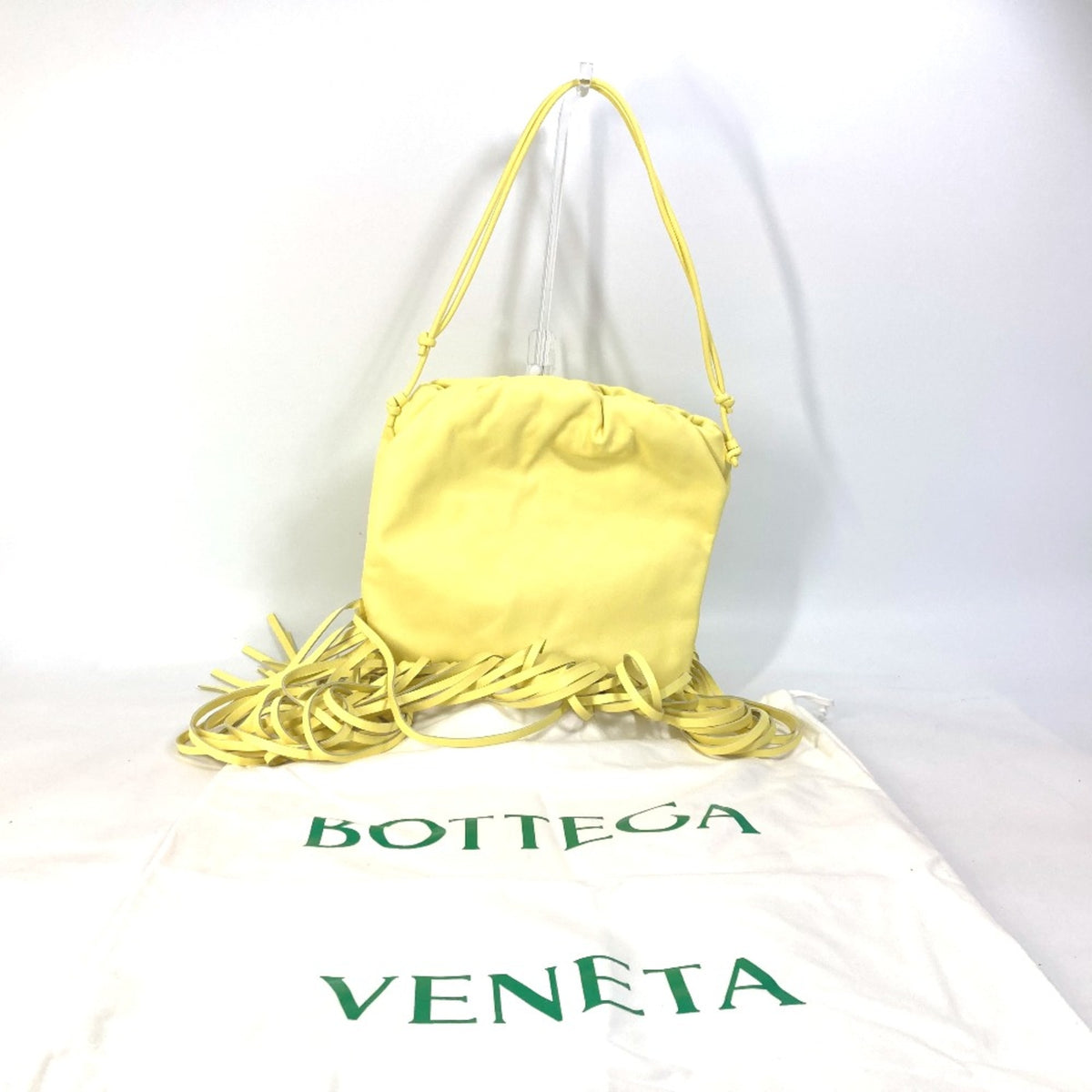 Bottega Veneta Yellow Leather Shoulder Bag (Pre-Owned)