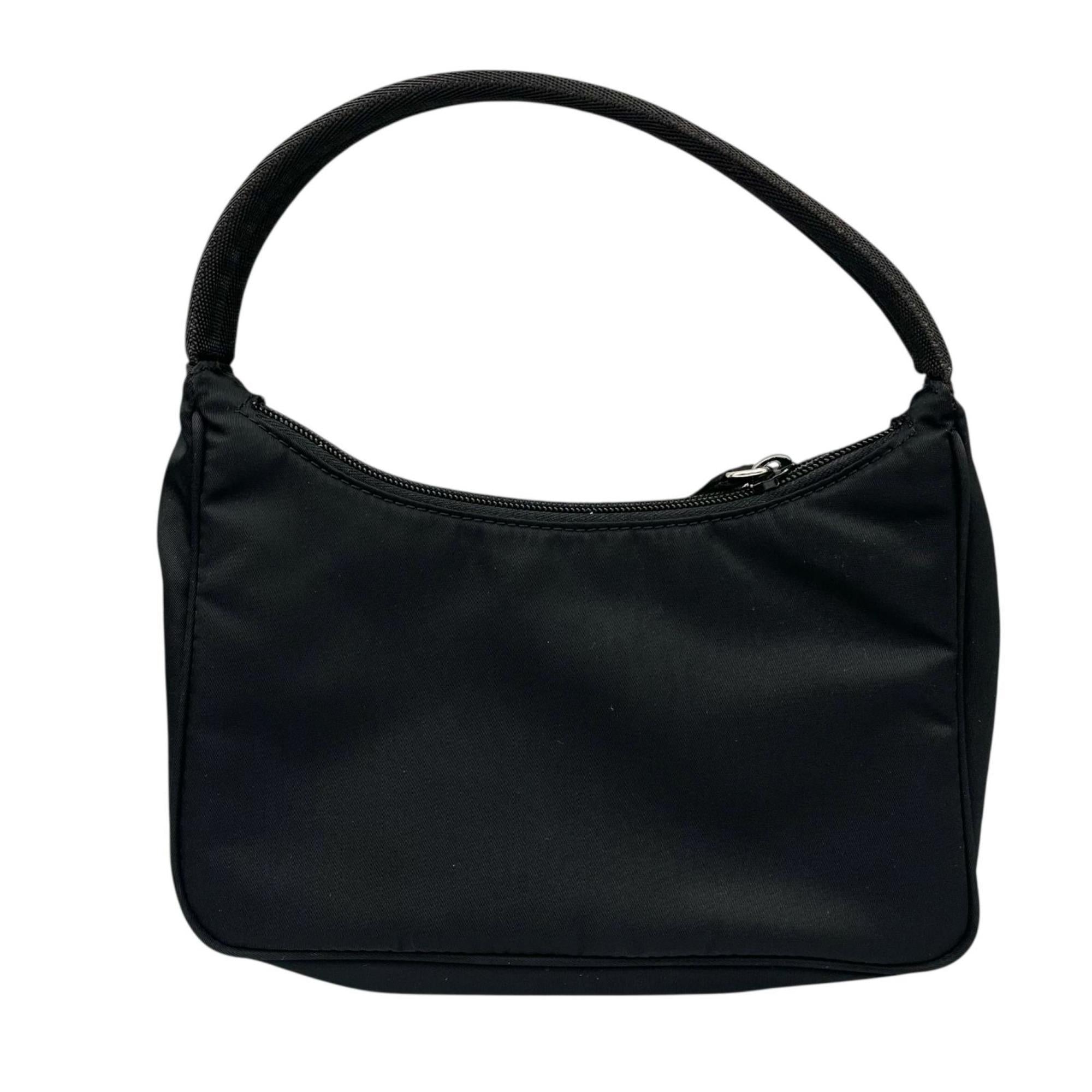 Prada Black Nylon Handbag (Pre-Owned)