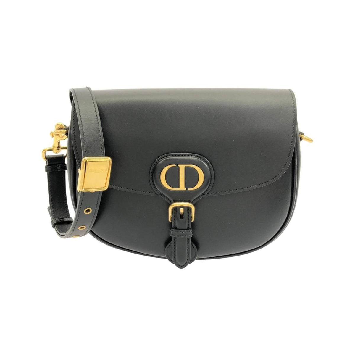 Christian Dior Black Leather Shoulder Bag (Pre-Owned)