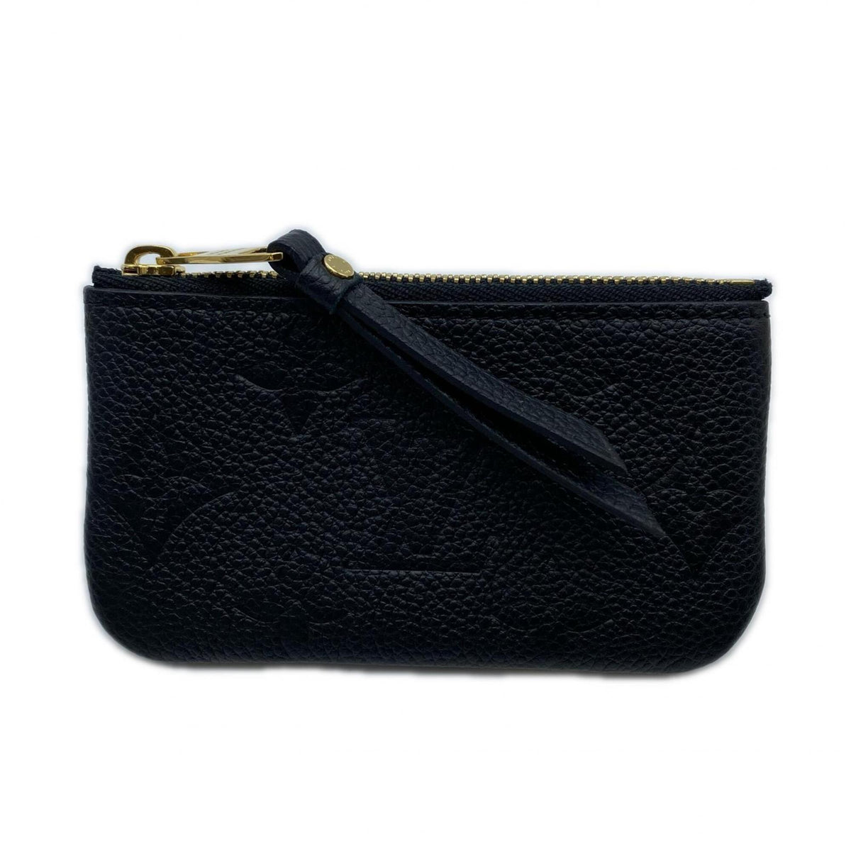 Louis Vuitton Monogram Empreinte Black Noir Leather Coin Purse/Coin Case (Pre-Owned)