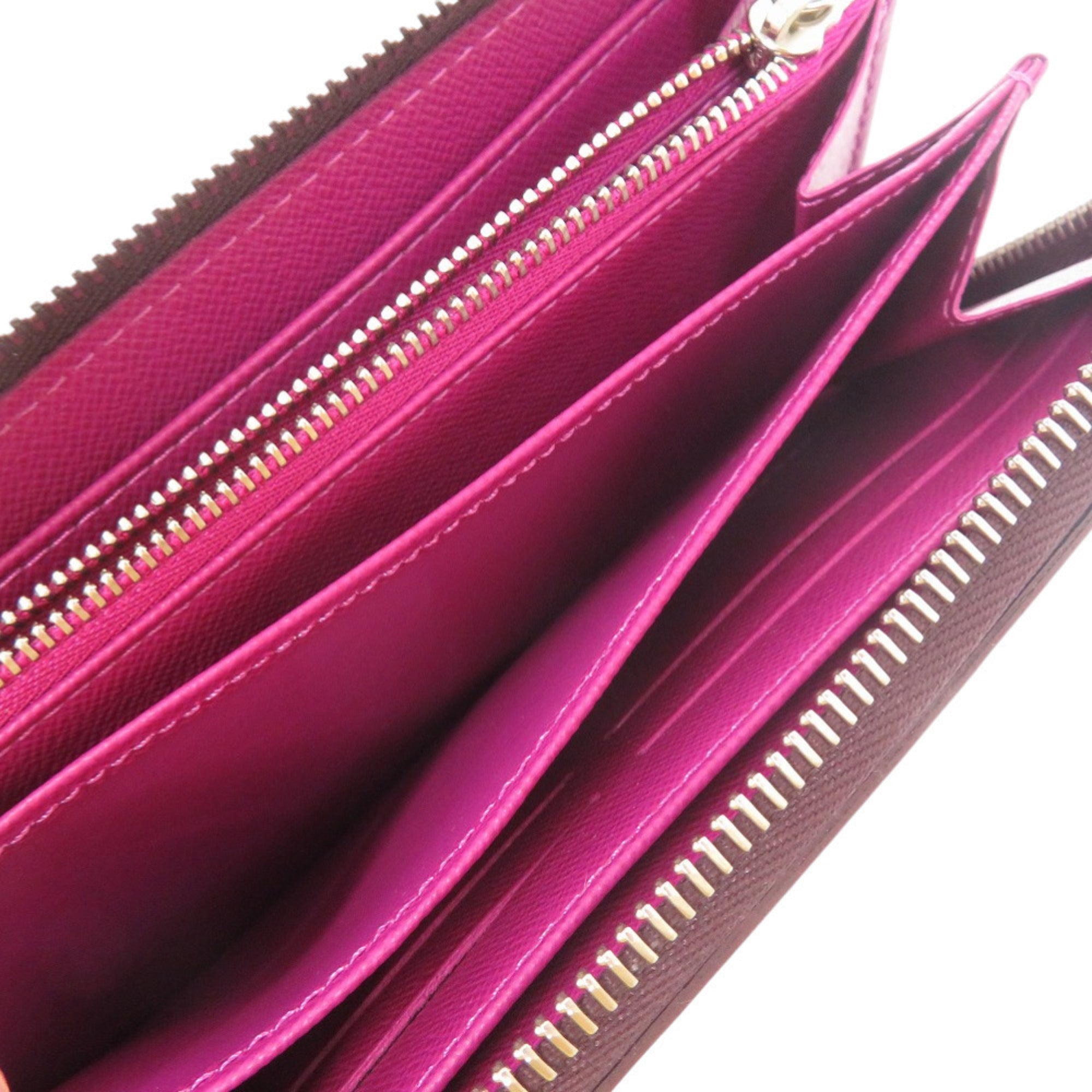 Louis Vuitton Purple Epi Leather Long Wallet (Bi-Fold) (Pre-Owned)