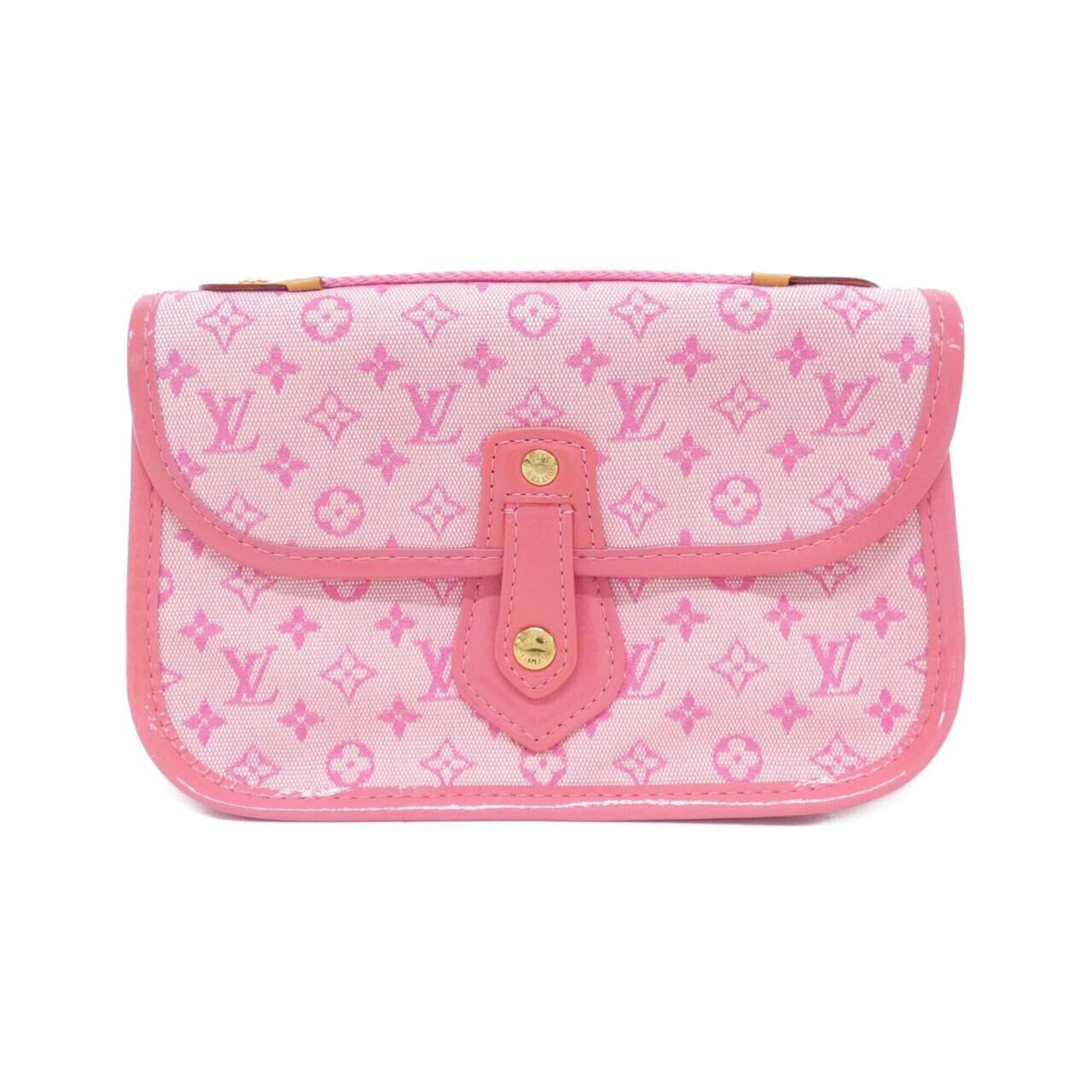 Louis Vuitton Pink Canvas Handbag (Pre-Owned)