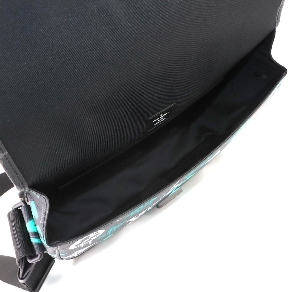 Louis Vuitton Black Green Monogram Eclipse Monogram Eclipse Handbag Messenger Bag Shoulder Bag (Pre-Owned)