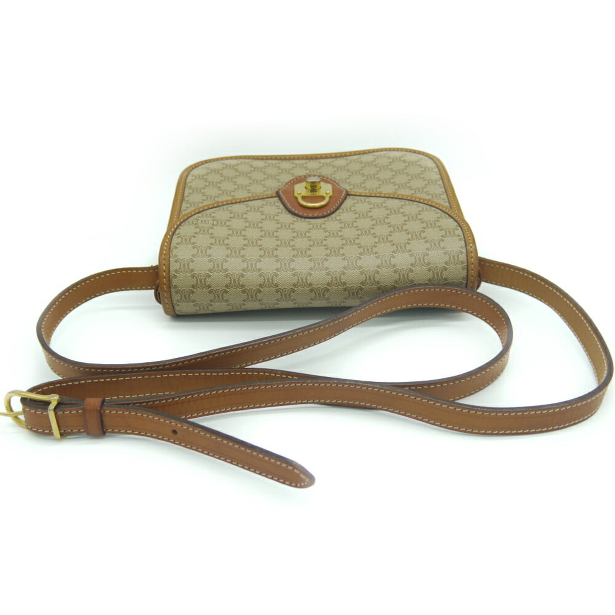 Celine Macadam Pvc Leather Shoulder Bag (Pre-Owned)