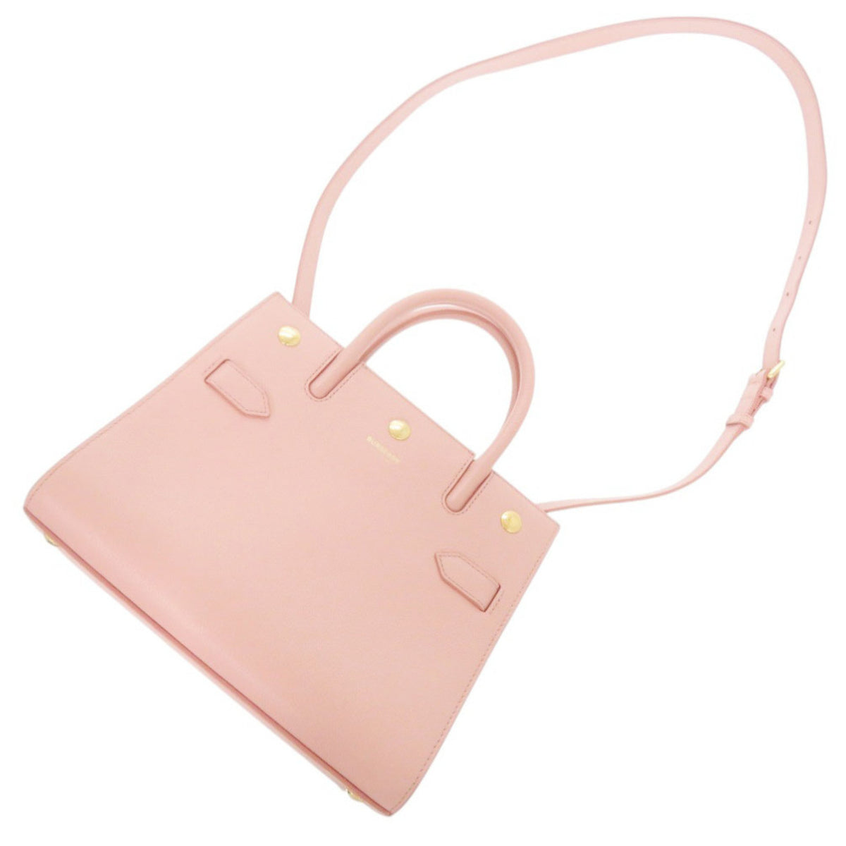 Burberry Pink Leather Handbag (Pre-Owned)