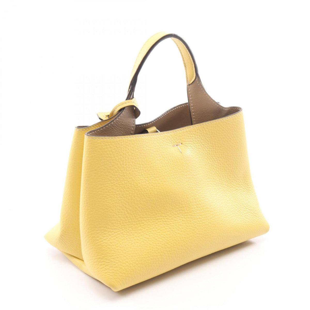 Tod's Yellow Leather Handbag (Pre-Owned)