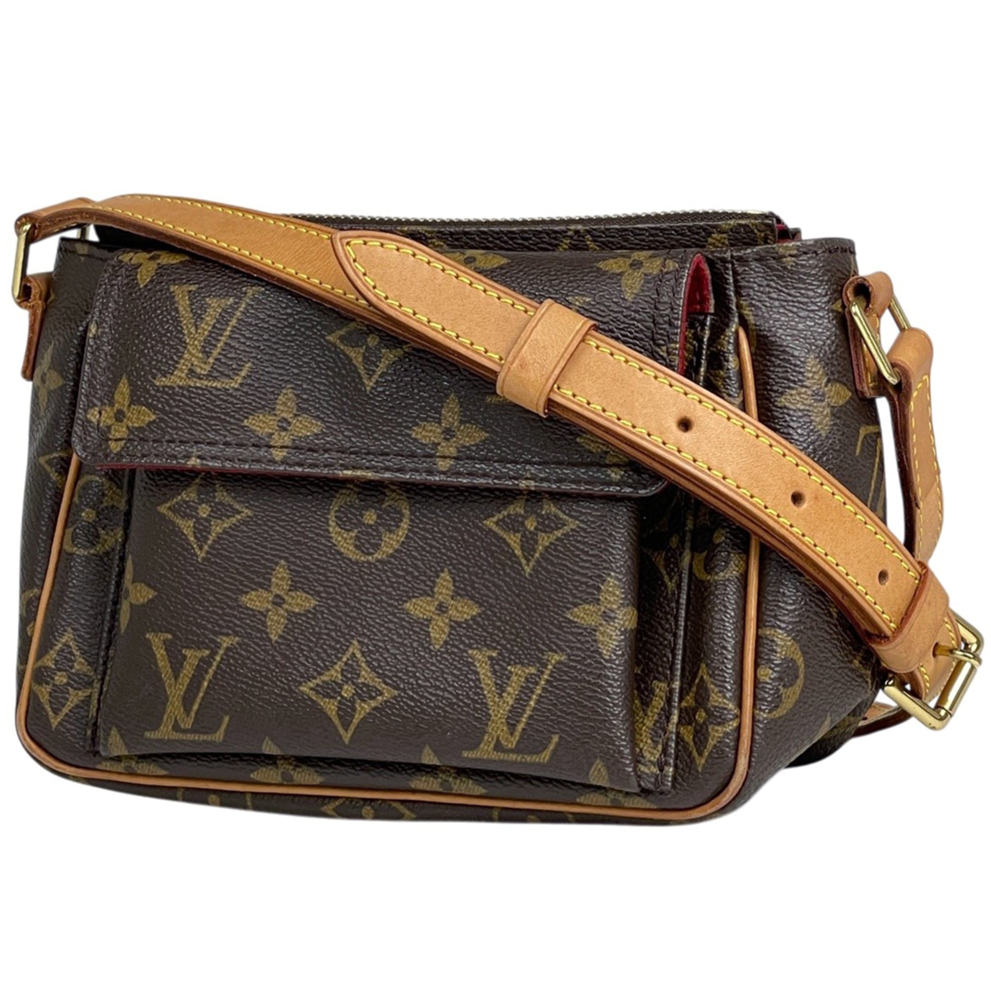 Louis Vuitton Brown Monogram Pochette Shoulder Bag (Pre-Owned)