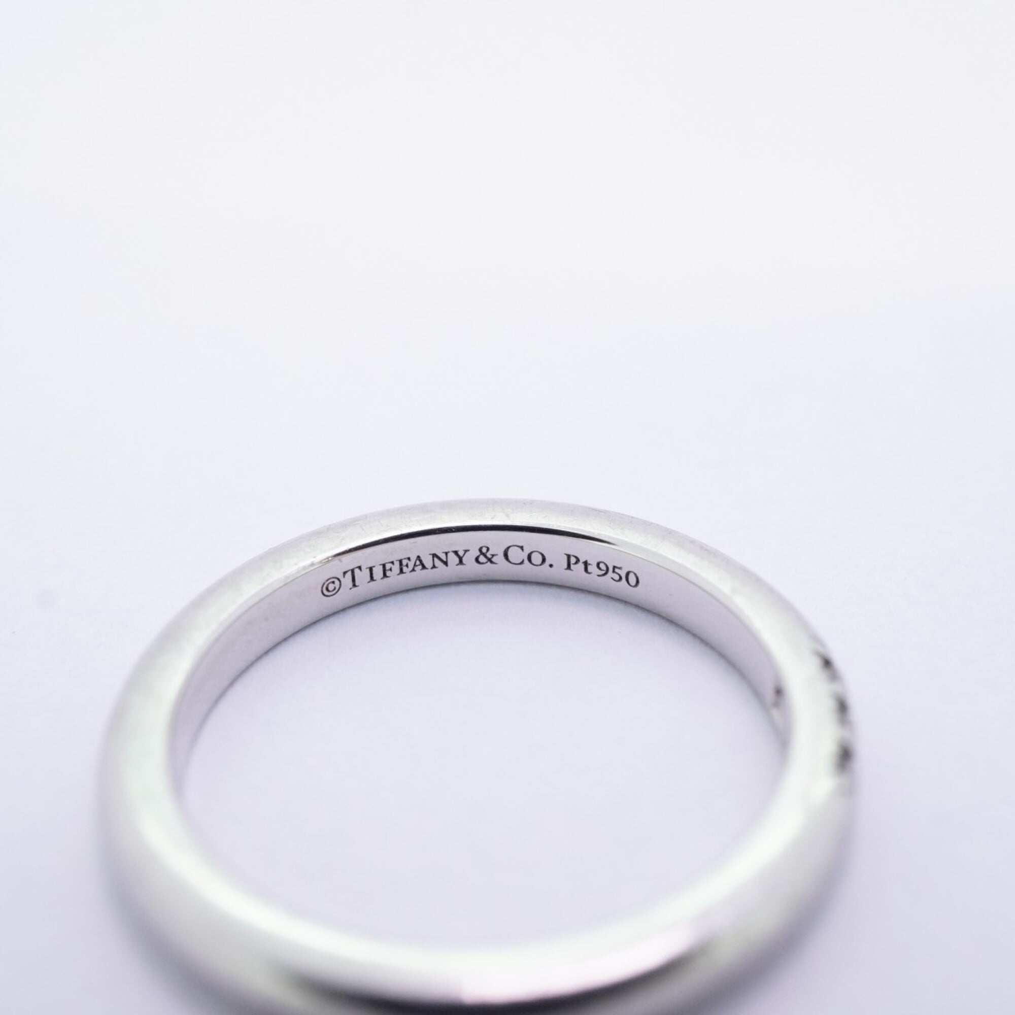 Tiffany Platinum 950 Band Ring (Pre-Owned)