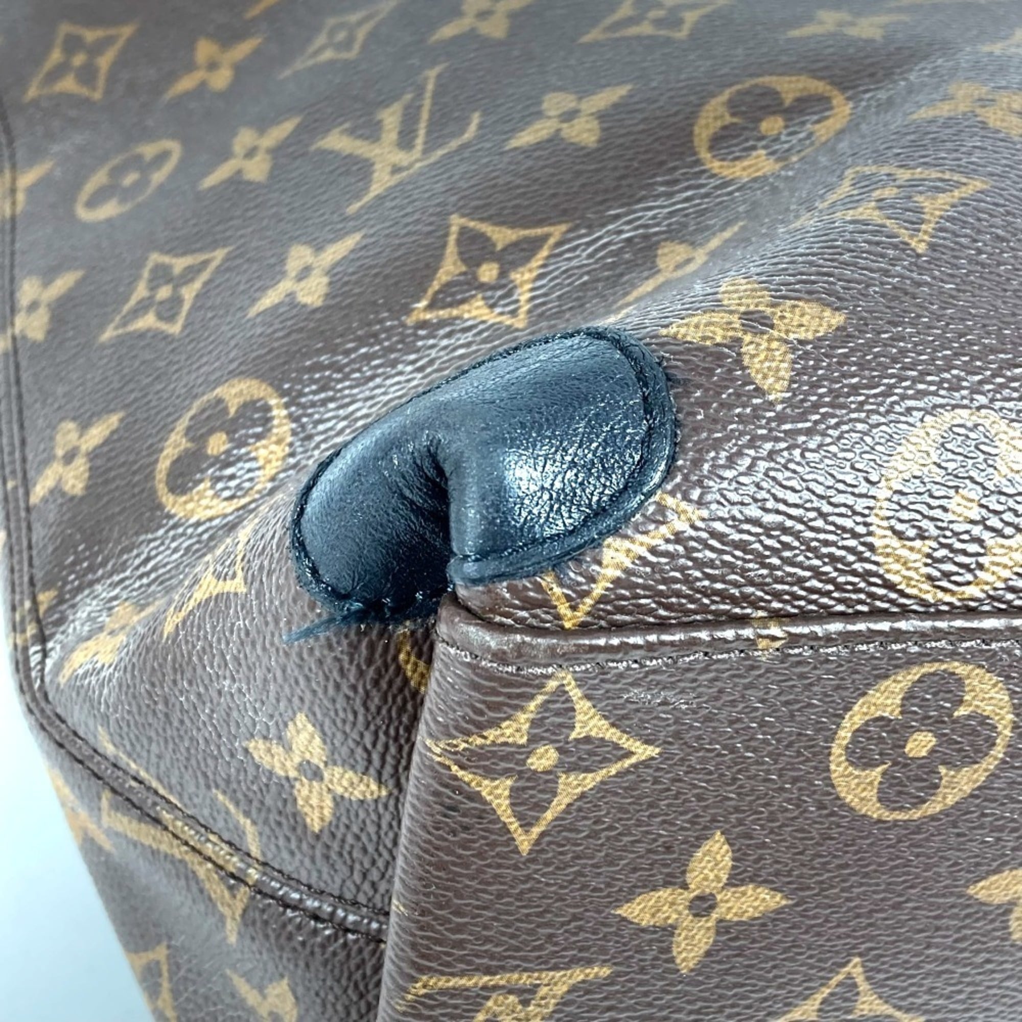 Louis Vuitton Black Brown Monogram Noir Monogram Shoulder Bag Tote Bag (Pre-Owned)