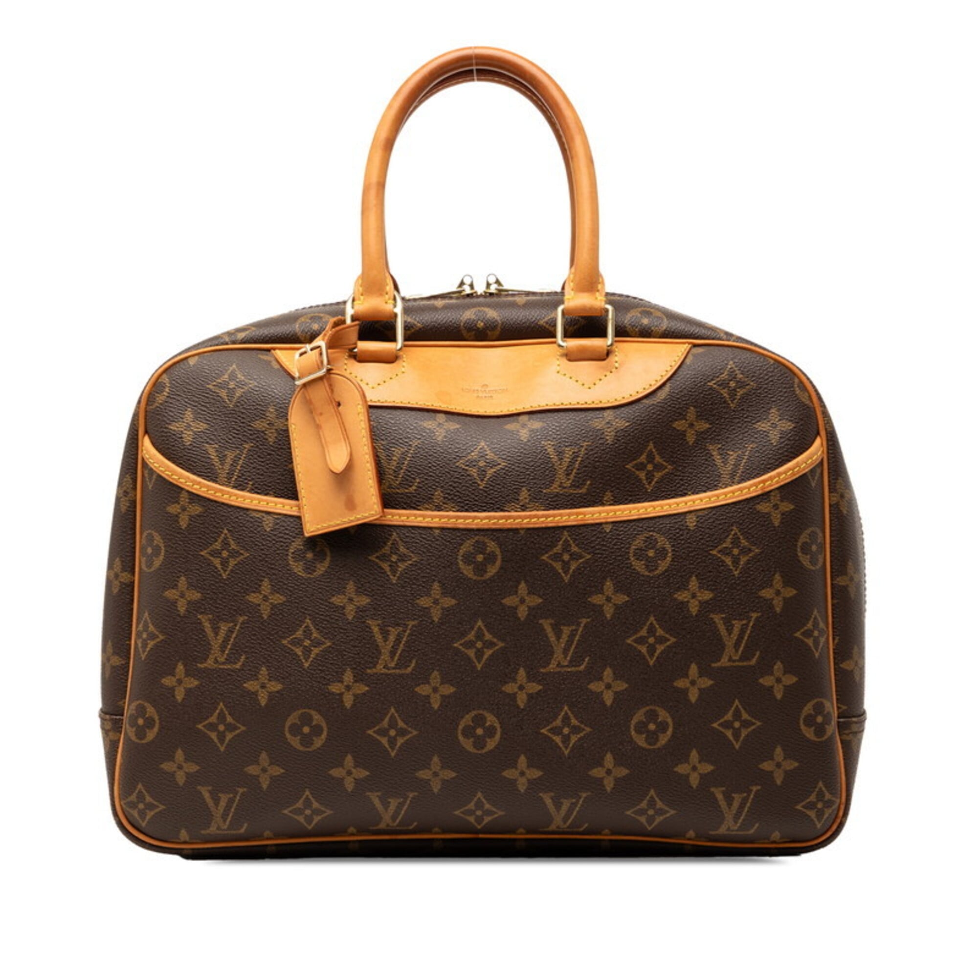 Louis Vuitton Brown Pvc Leather Handbag (Pre-Owned)