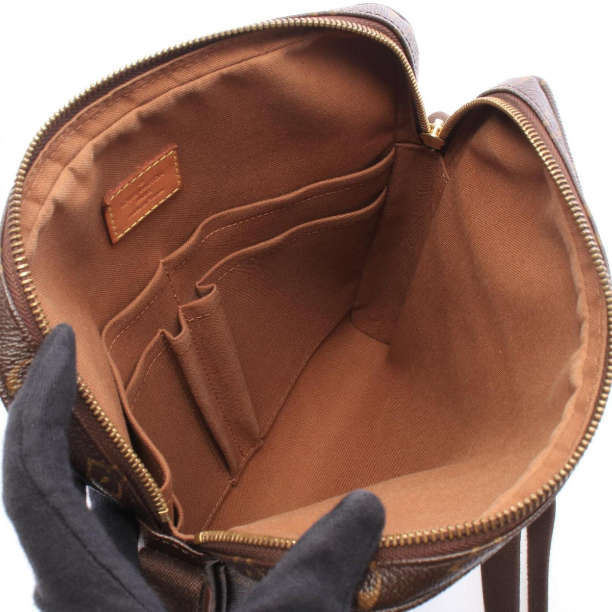 Louis Vuitton Brown Monogram Monogram Leather Handbag Shoulder Bag (Pre-Owned)