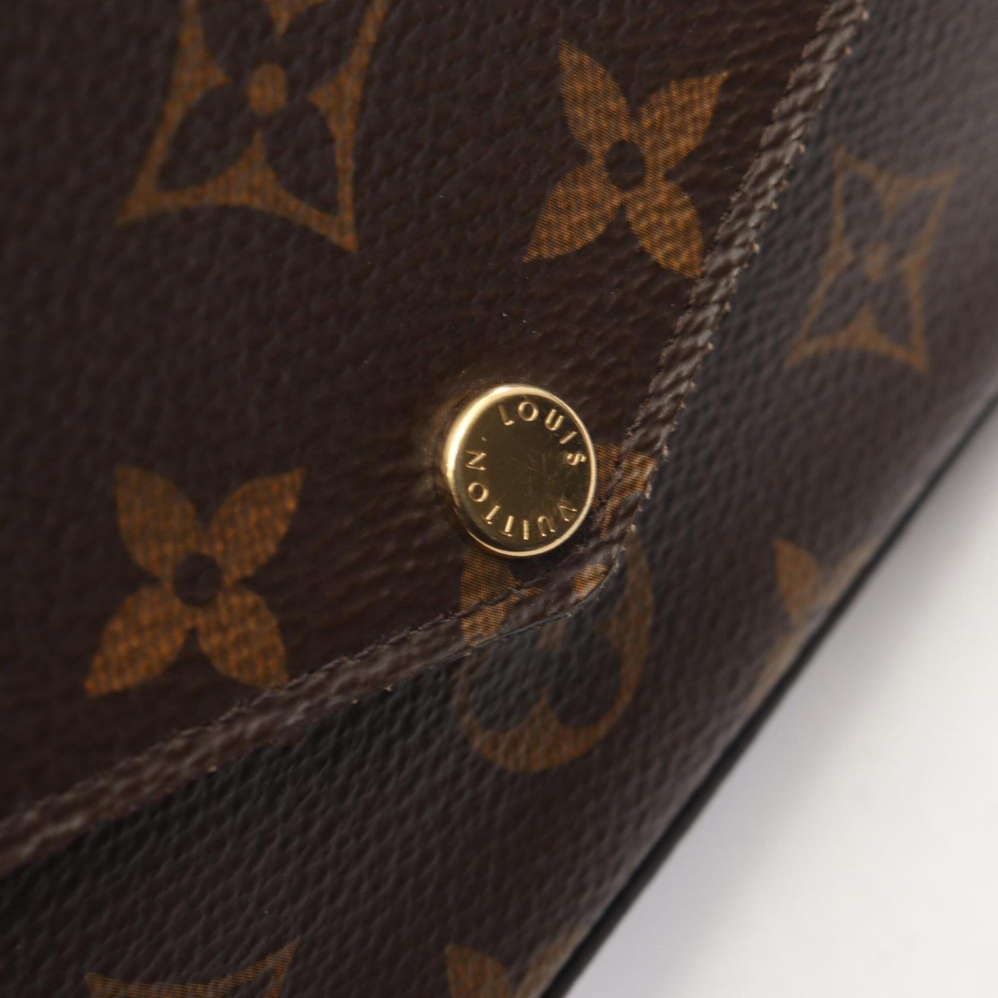Louis Vuitton Brown Monogram Monogram Leather Handbag Pochette Shoulder Bag (Pre-Owned)