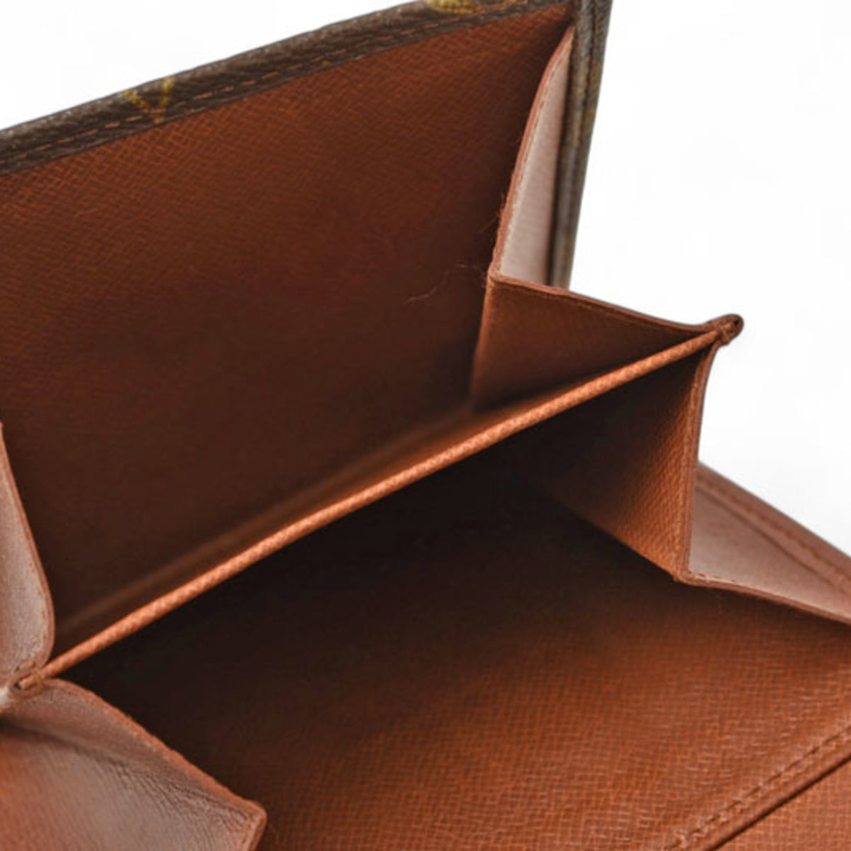 Louis Vuitton Brown Coated Canvas Wallet (Bi-Fold) (Pre-Owned)