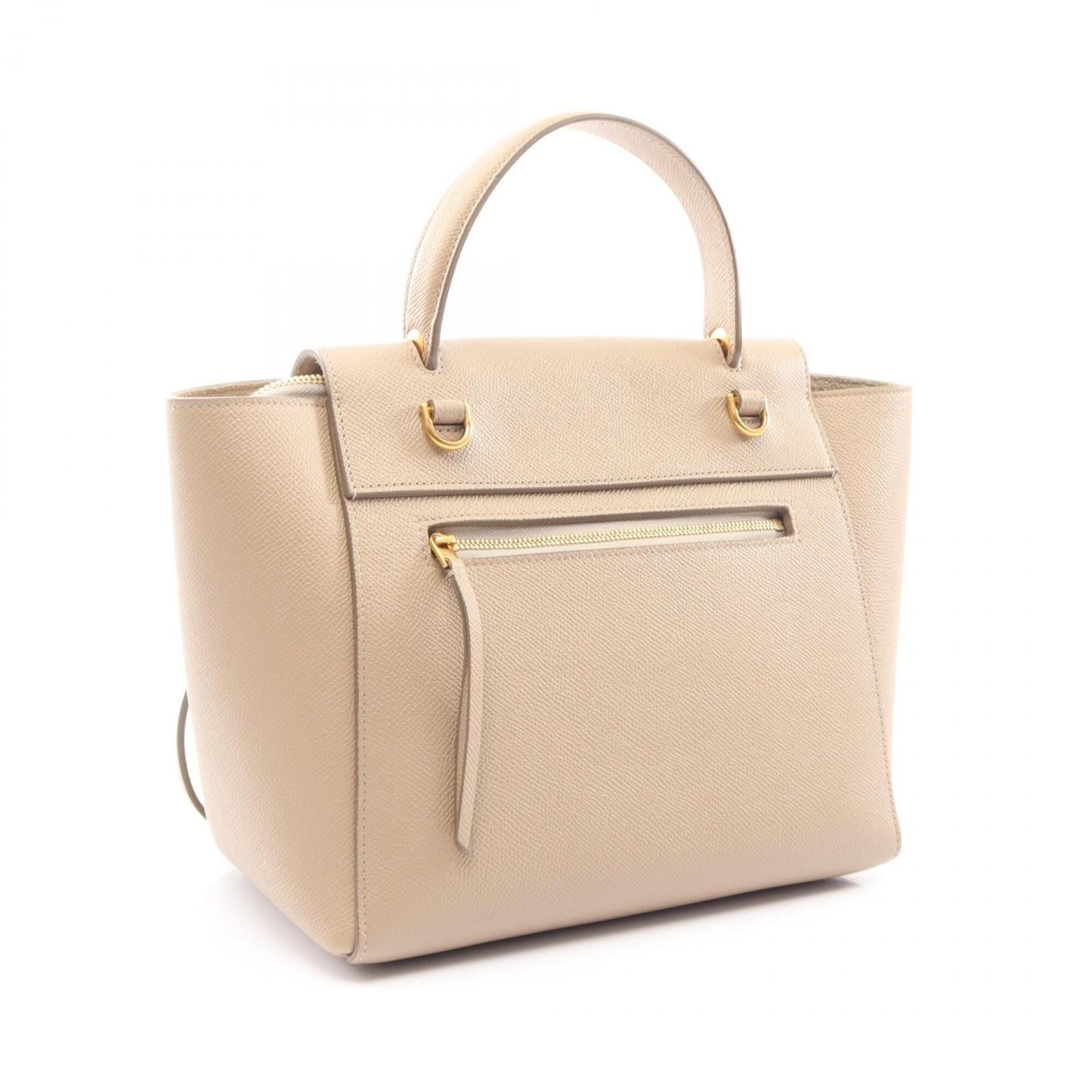 Celine Beige Leather Handbag (Pre-Owned)
