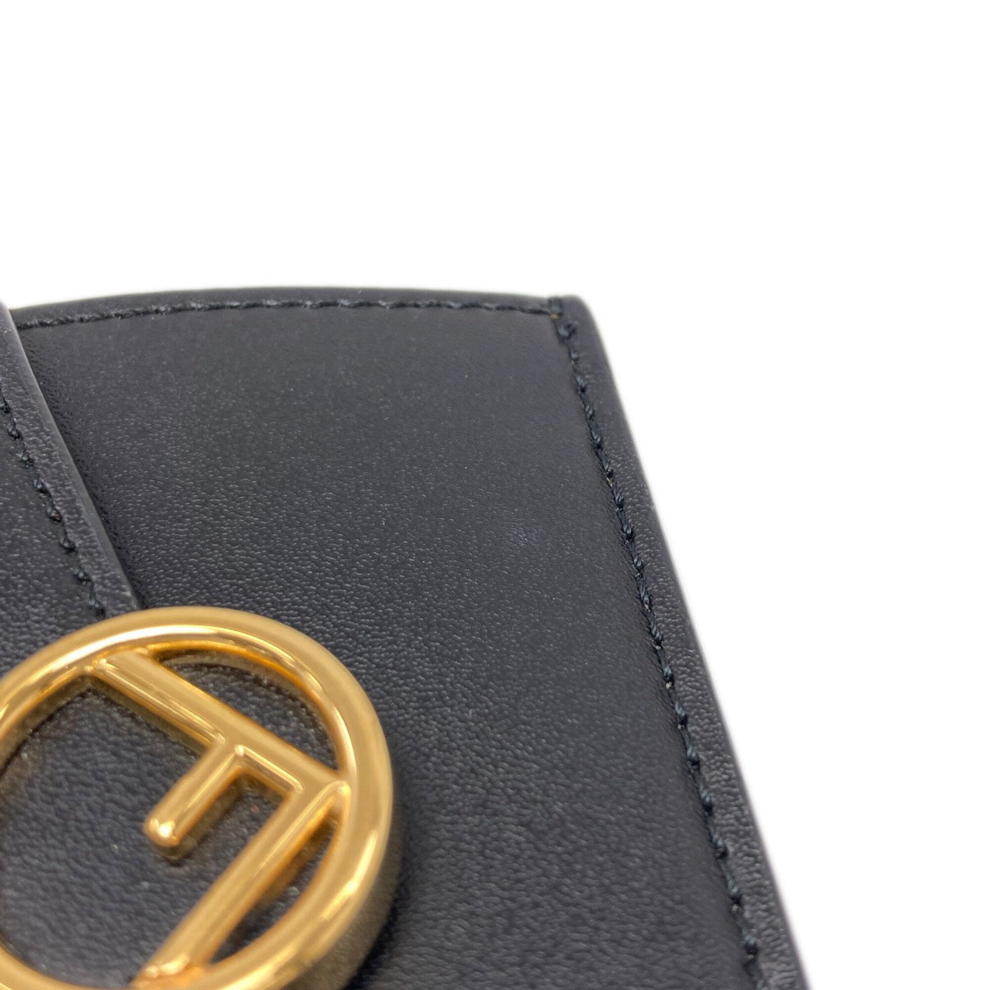 Fendi Black Leather Wallet (Bi-Fold) (Pre-Owned)