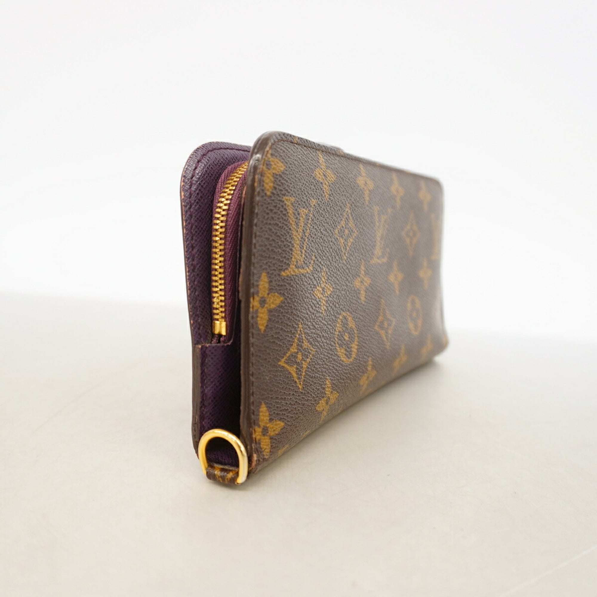 Louis Vuitton Violet Long Wallet (Bi-Fold) (Pre-Owned)