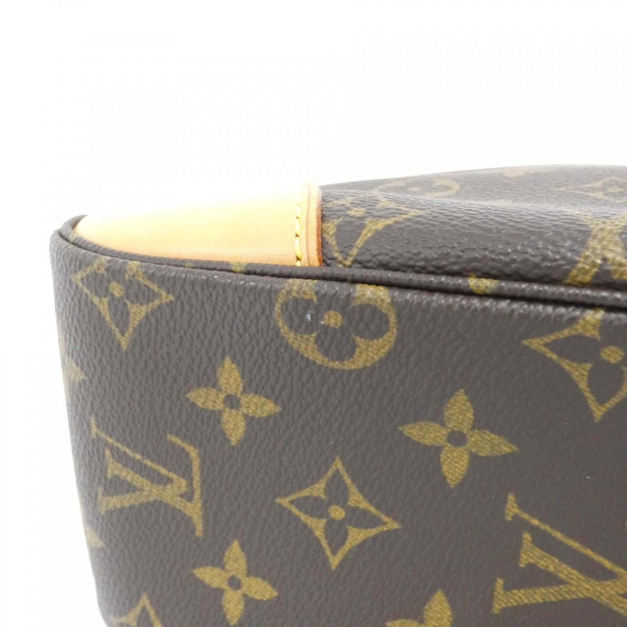 Louis Vuitton Brown Coated Canvas Shoulder Bag (Pre-Owned)