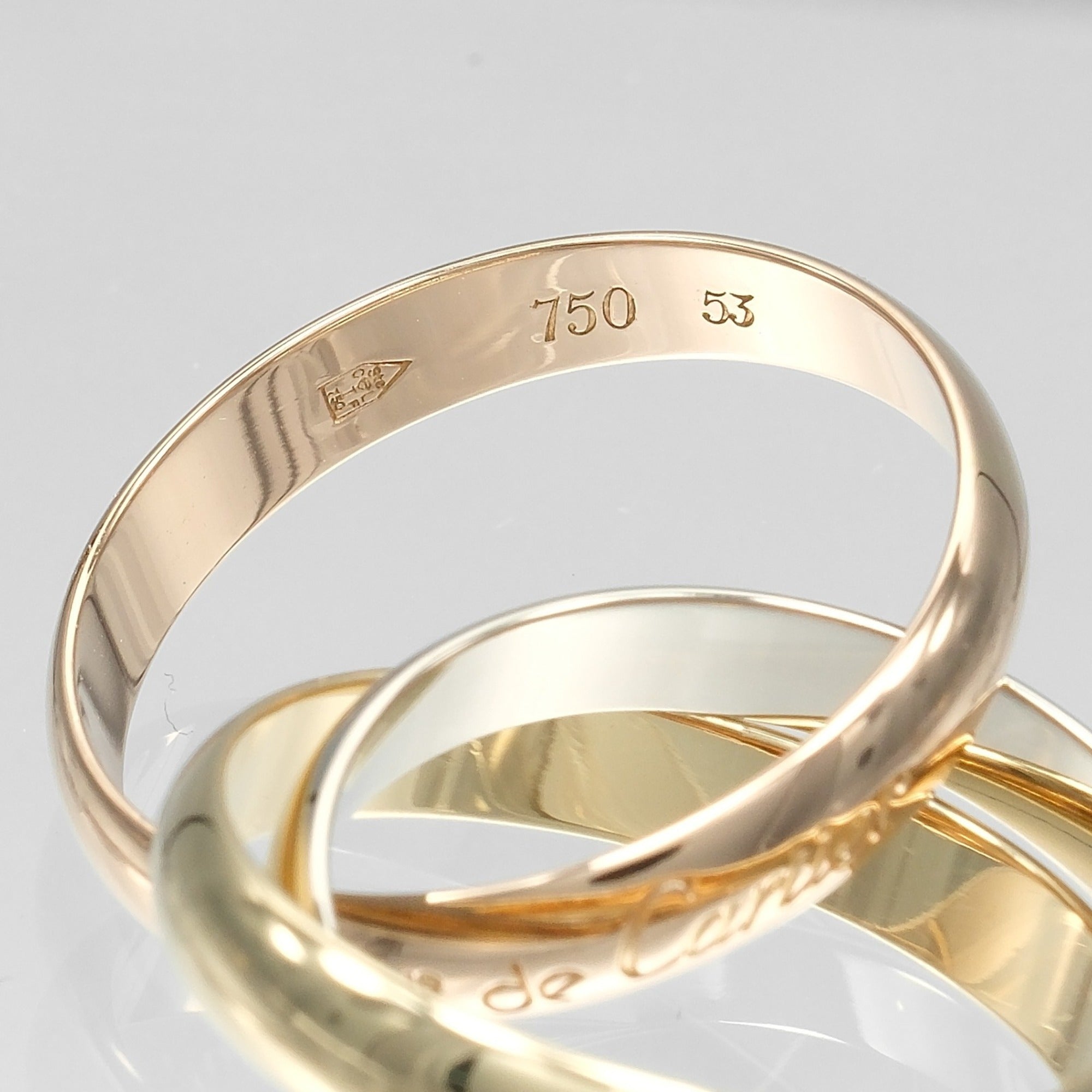 Cartier Yellow Gold (18K) Pink Gold (18K) White Gold (18K) Band Ring (Pre-Owned)