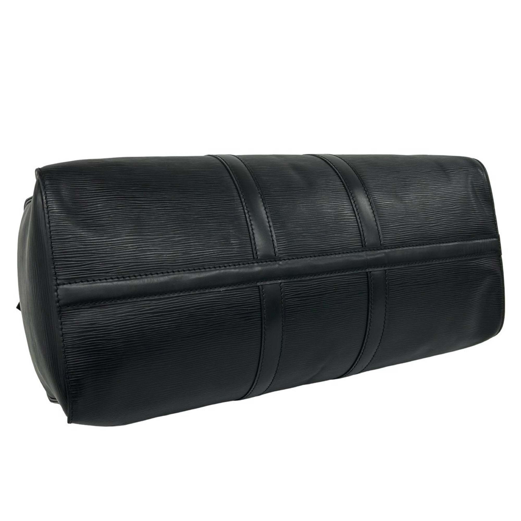 Louis Vuitton Black Leather Boston Bag (Pre-Owned)
