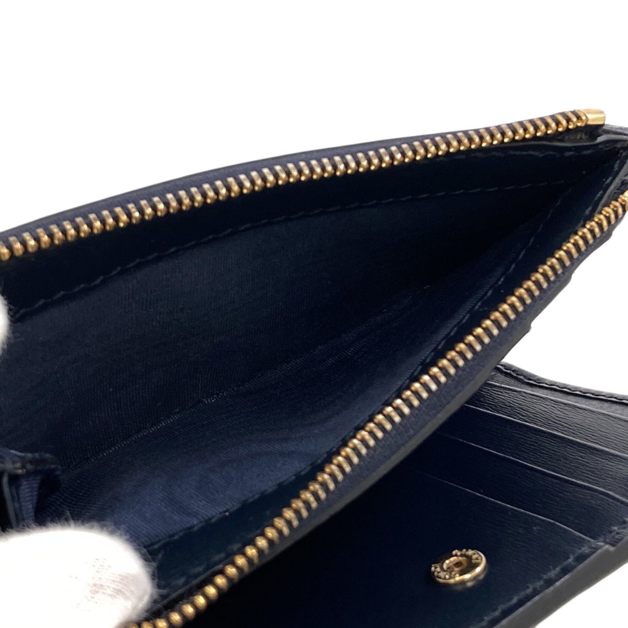 Gucci Navy Canvas Wallet (Bi-Fold) (Pre-Owned)