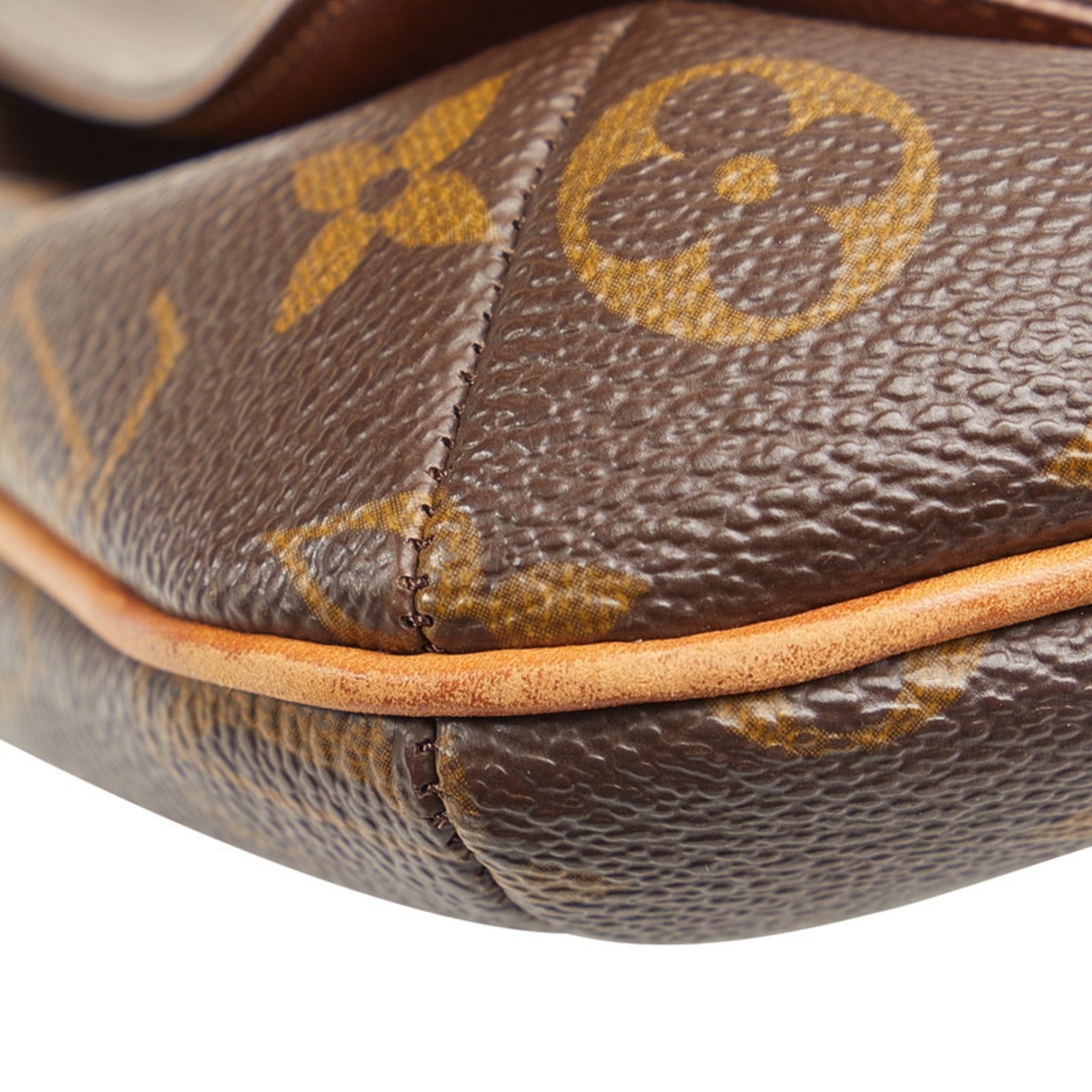 Louis Vuitton Brown Monogram Monogram Leather Shoulder Bag (Pre-Owned)