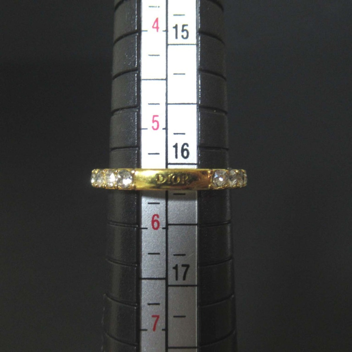 Christian Dior Gold Band Ring (Pre-Owned)