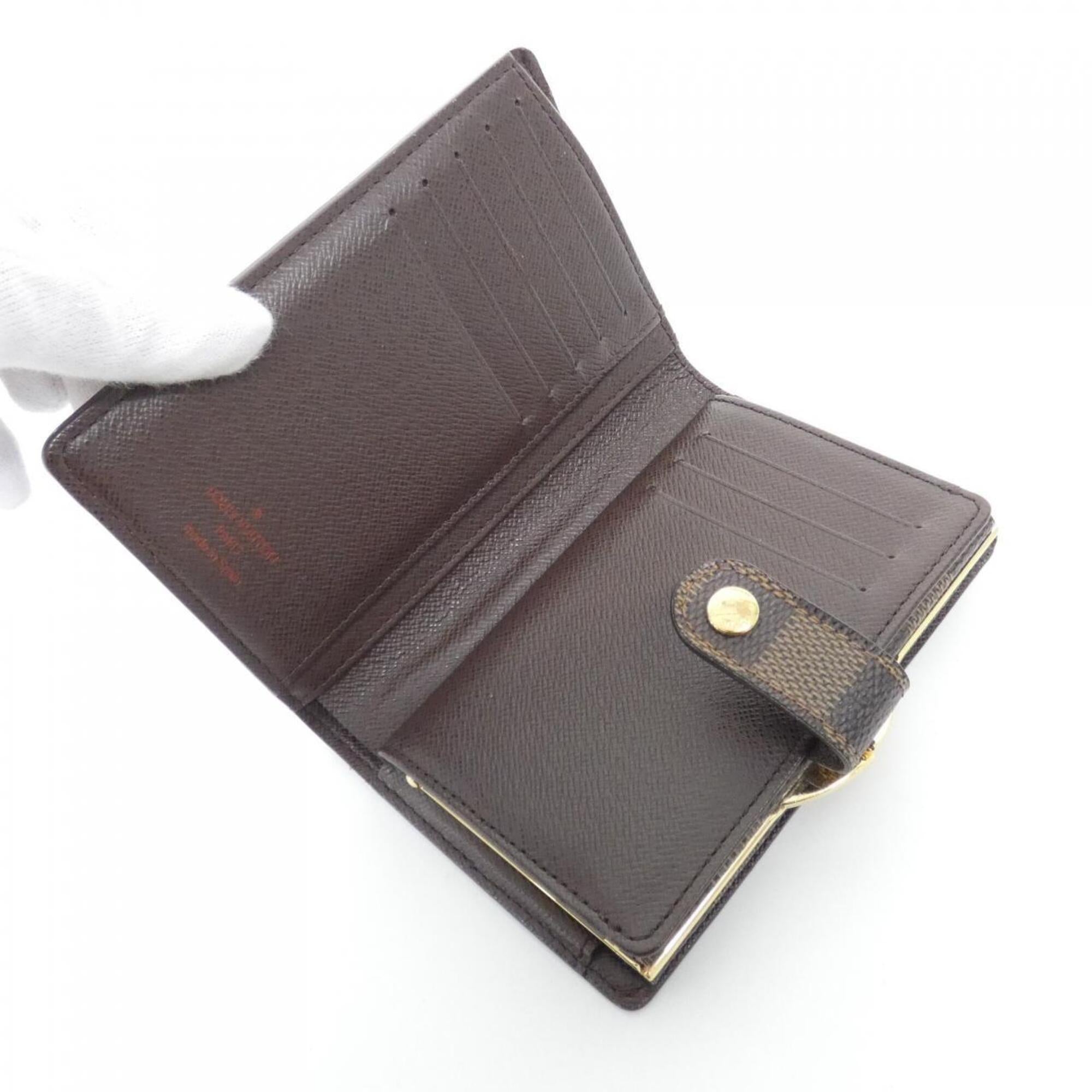 Louis Vuitton Ebene Coated Canvas Wallet (Bi-Fold) (Pre-Owned)
