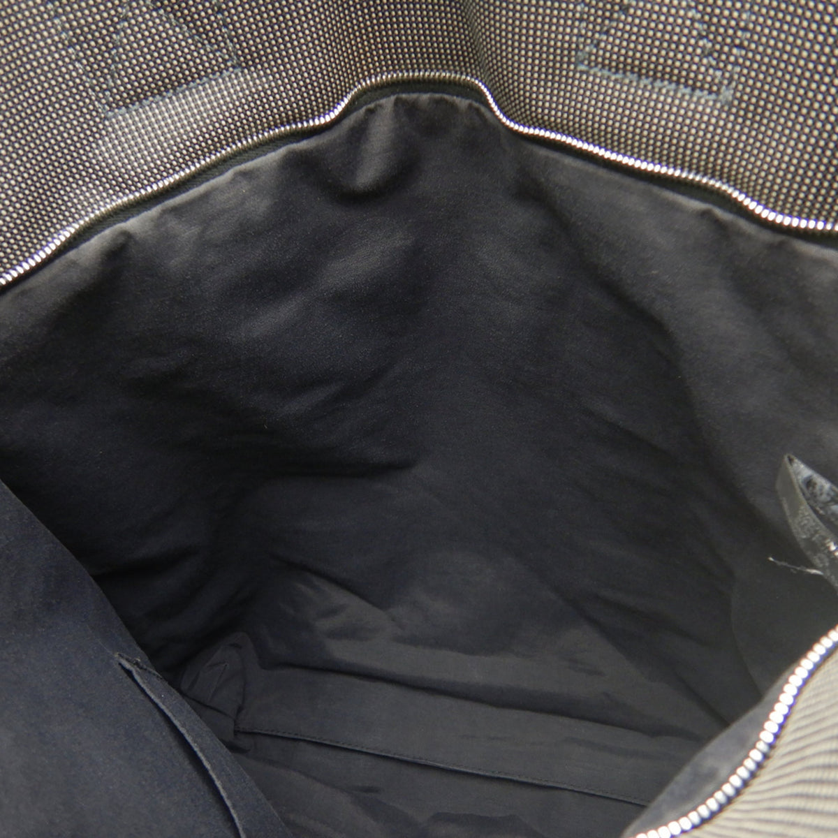 Hermes Gray Nylon Tote Bag (Pre-Owned)