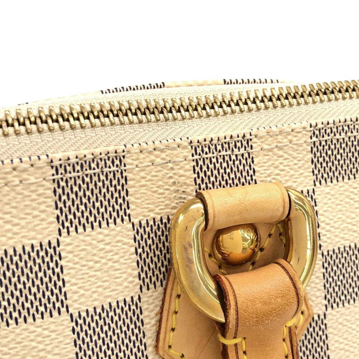 Louis Vuitton Azur Coated Canvas Handbag (Pre-Owned)