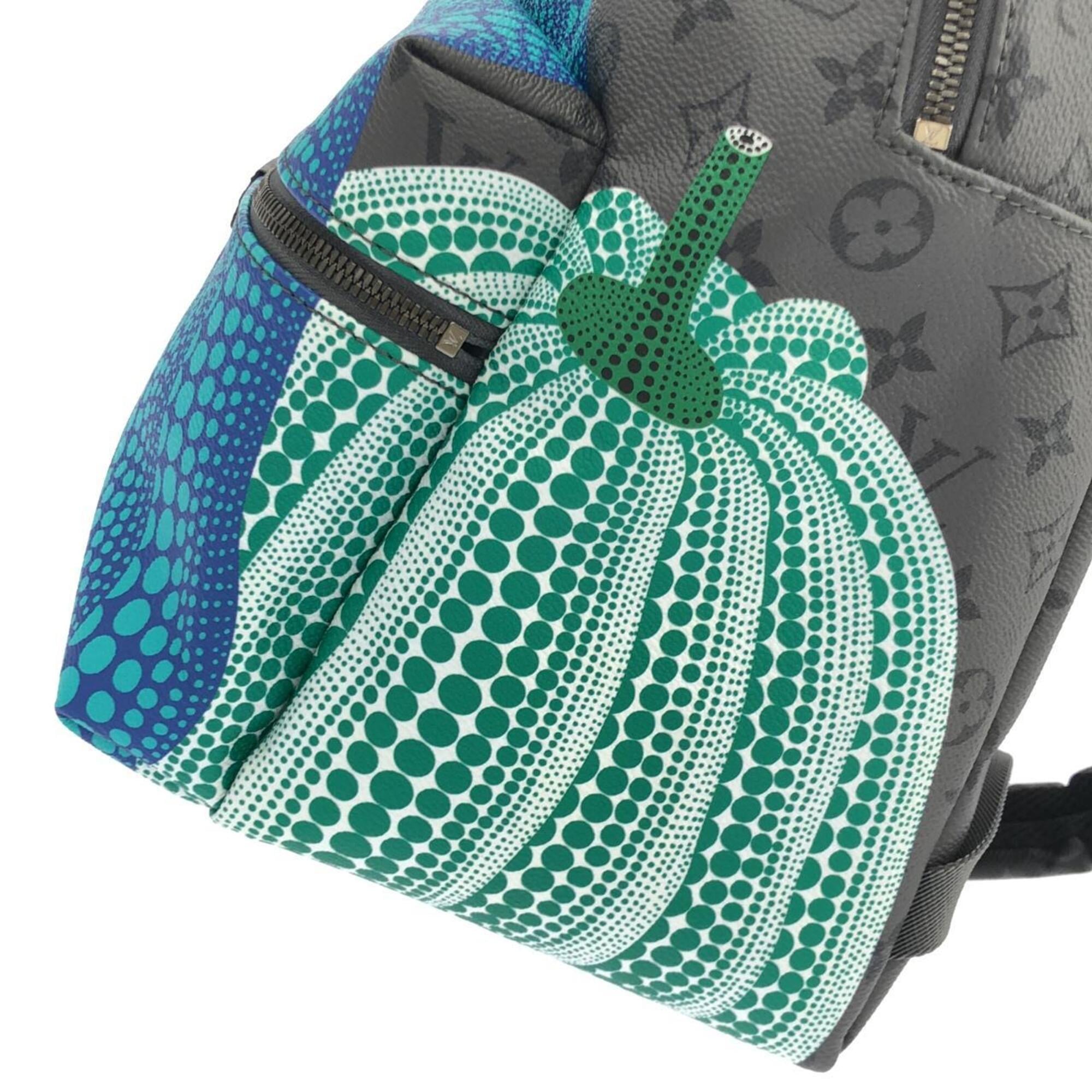 Louis Vuitton Black Gris Coated Canvas Backpack (Pre-Owned)