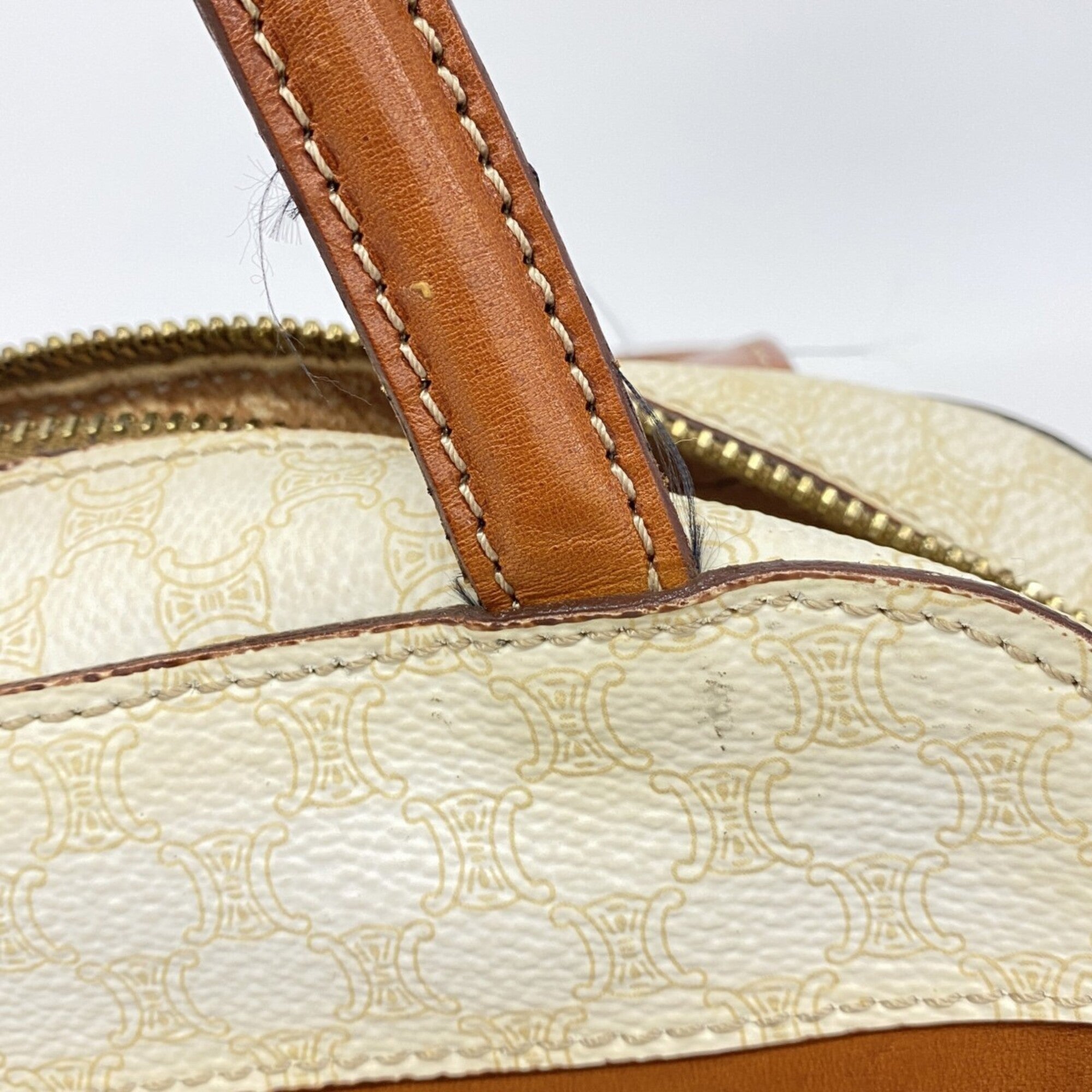 Celine White Pvc Handbag (Pre-Owned)
