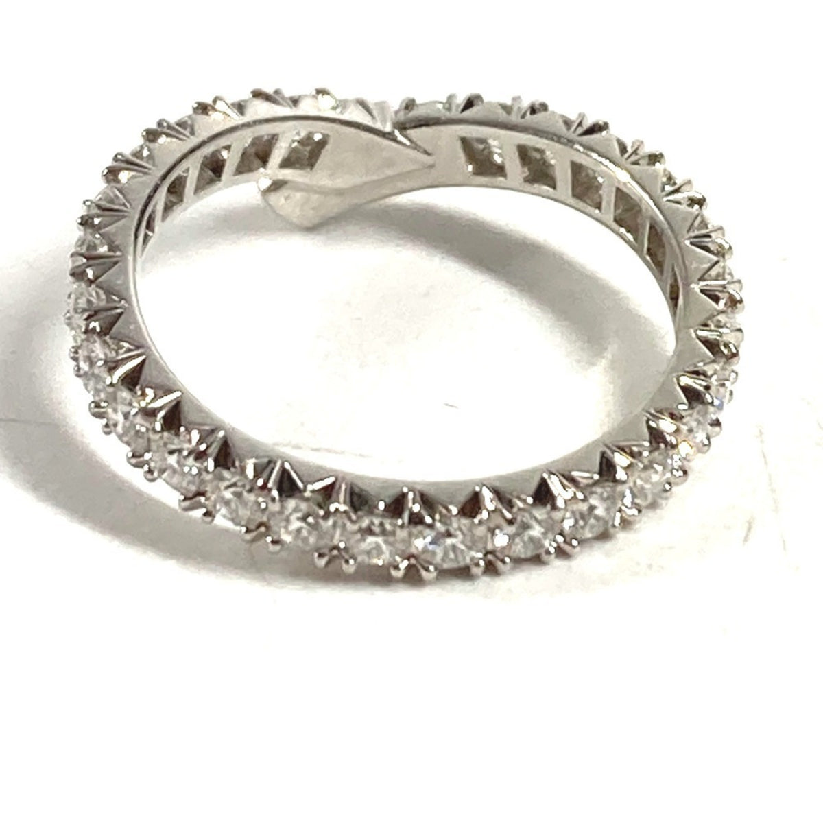 Harry Winston Silver Platinum 950 Band Ring (Pre-Owned)