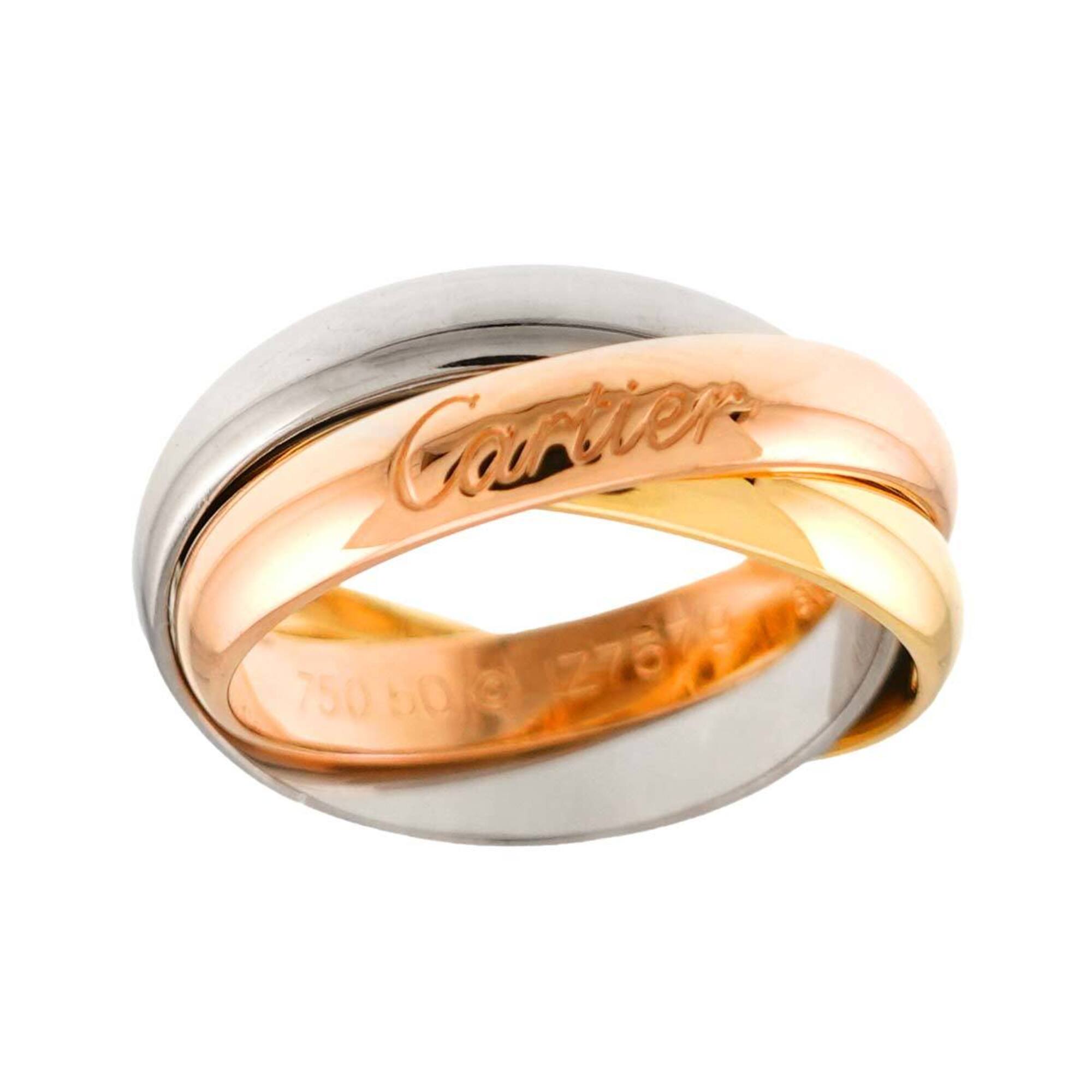 Cartier Yellow Gold (18K) Pink Gold (18K) White Gold (18K) Band Ring (Pre-Owned)