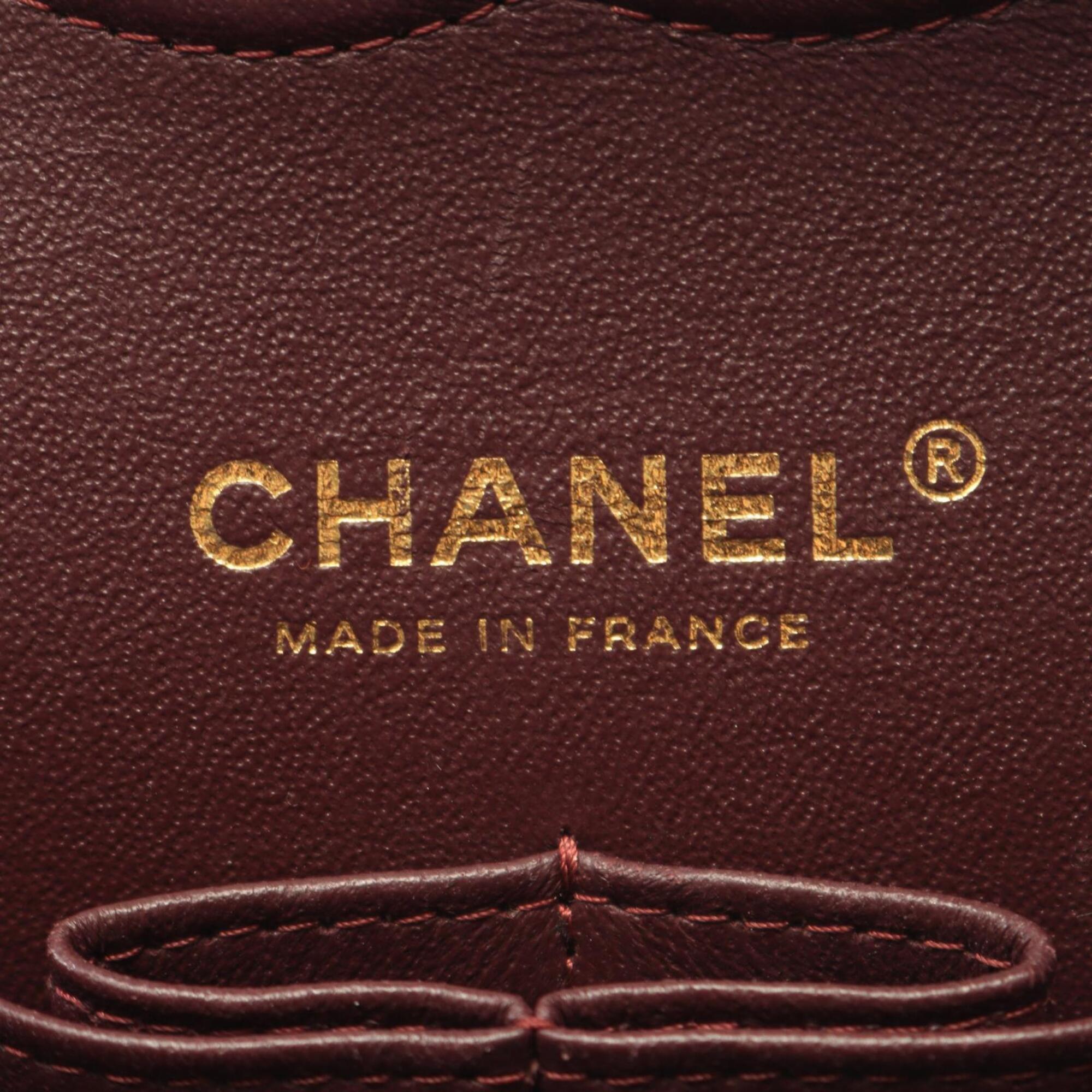 Chanel Black Grained Calfskin Handbag Shoulder Bag (Pre-Owned)